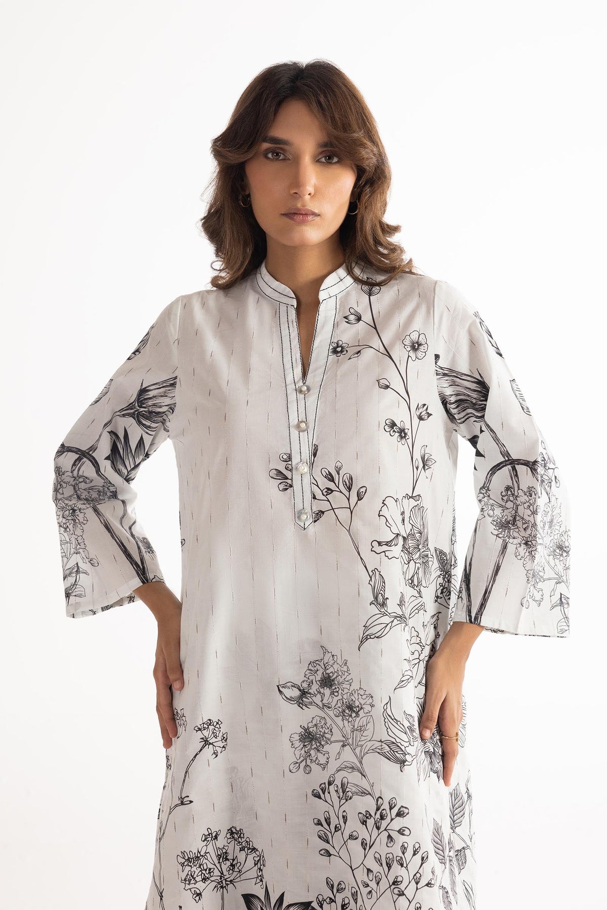 Stitched Basic Shirt + Bottom