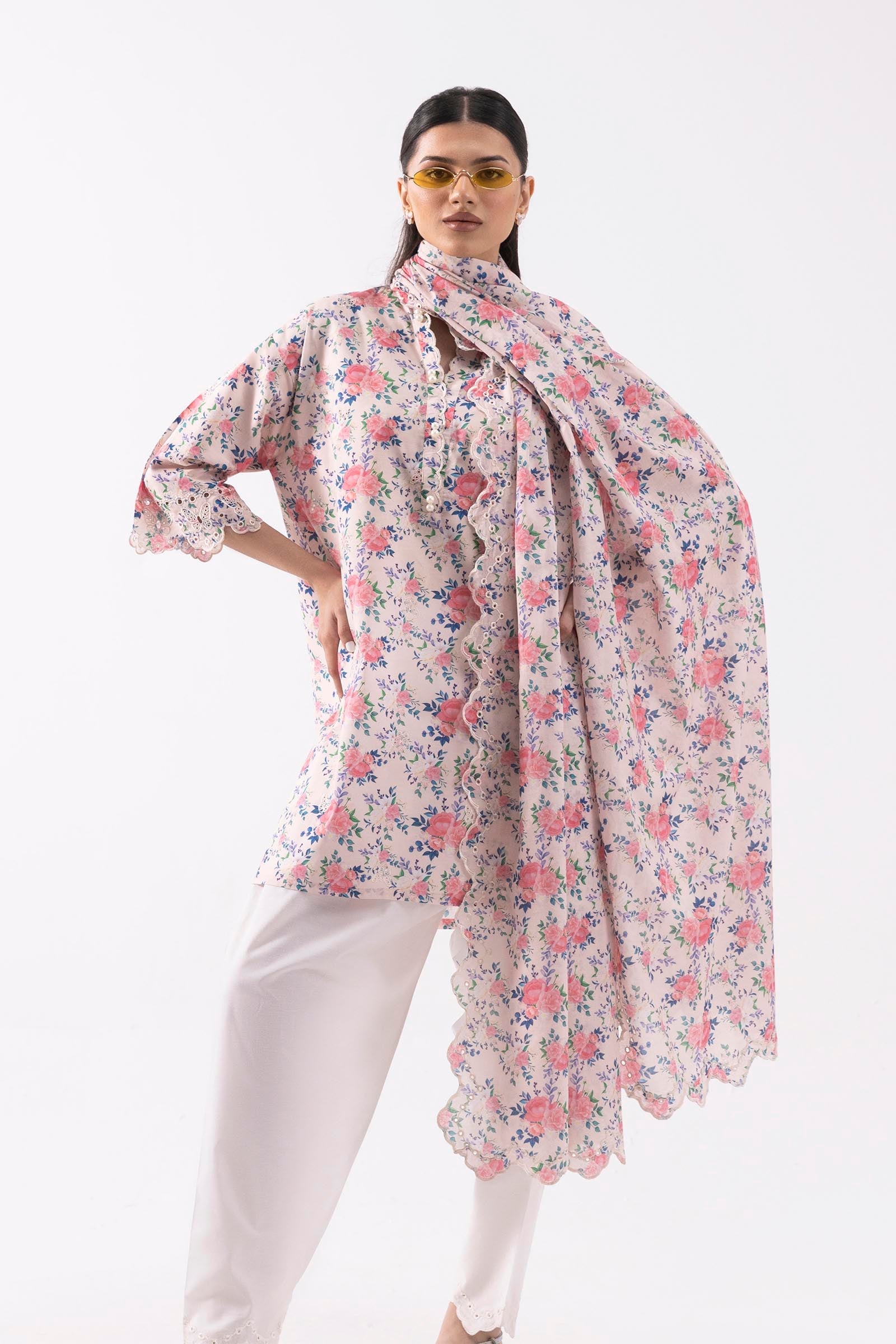 Stitched Embroidered Shirt