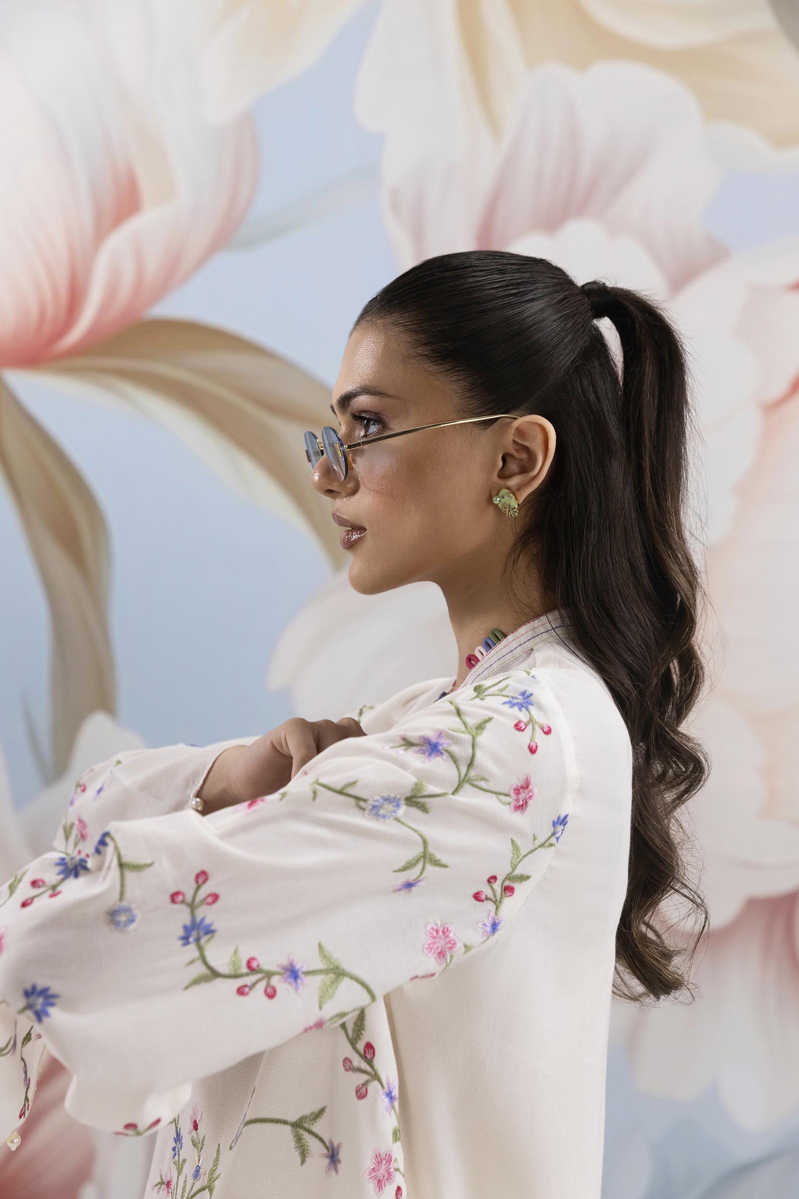 Stitched Embroidered Dobby Shirt