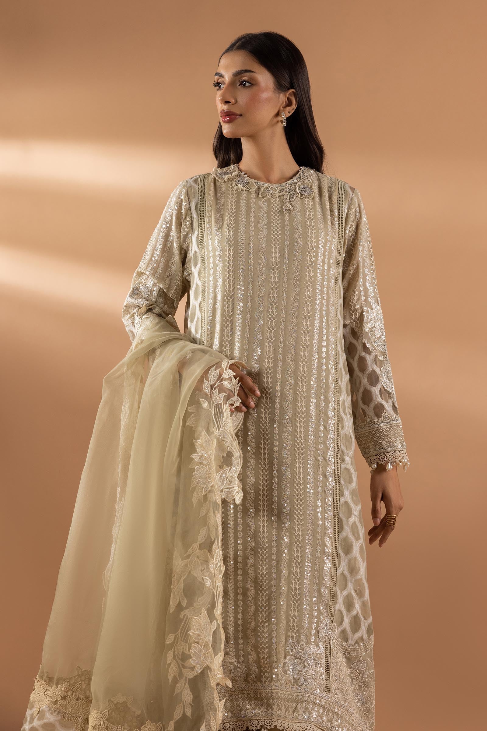 Stitched Embroidered Suit