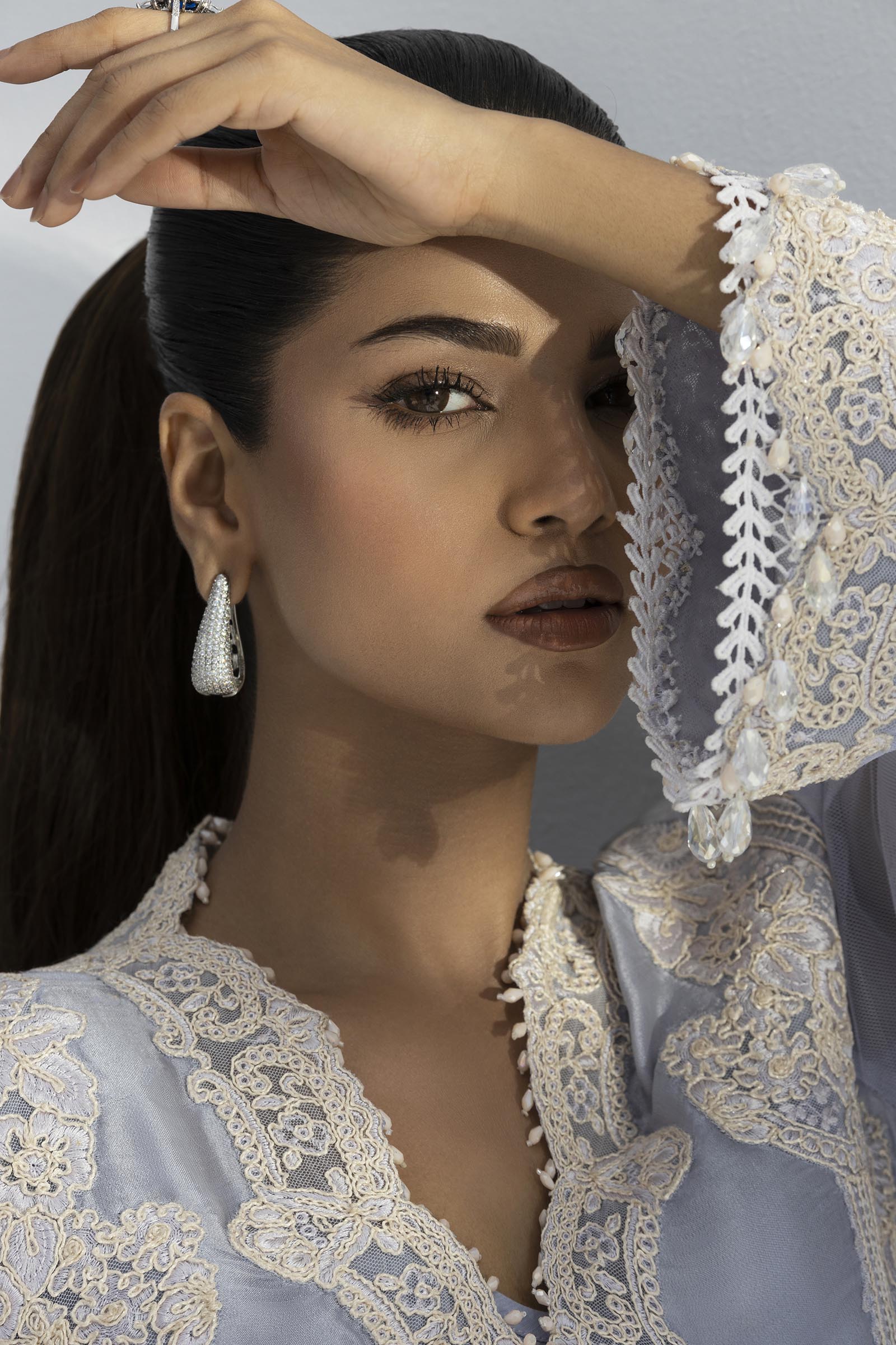 Stitched Luxury Embroidered Jacket + Bottom