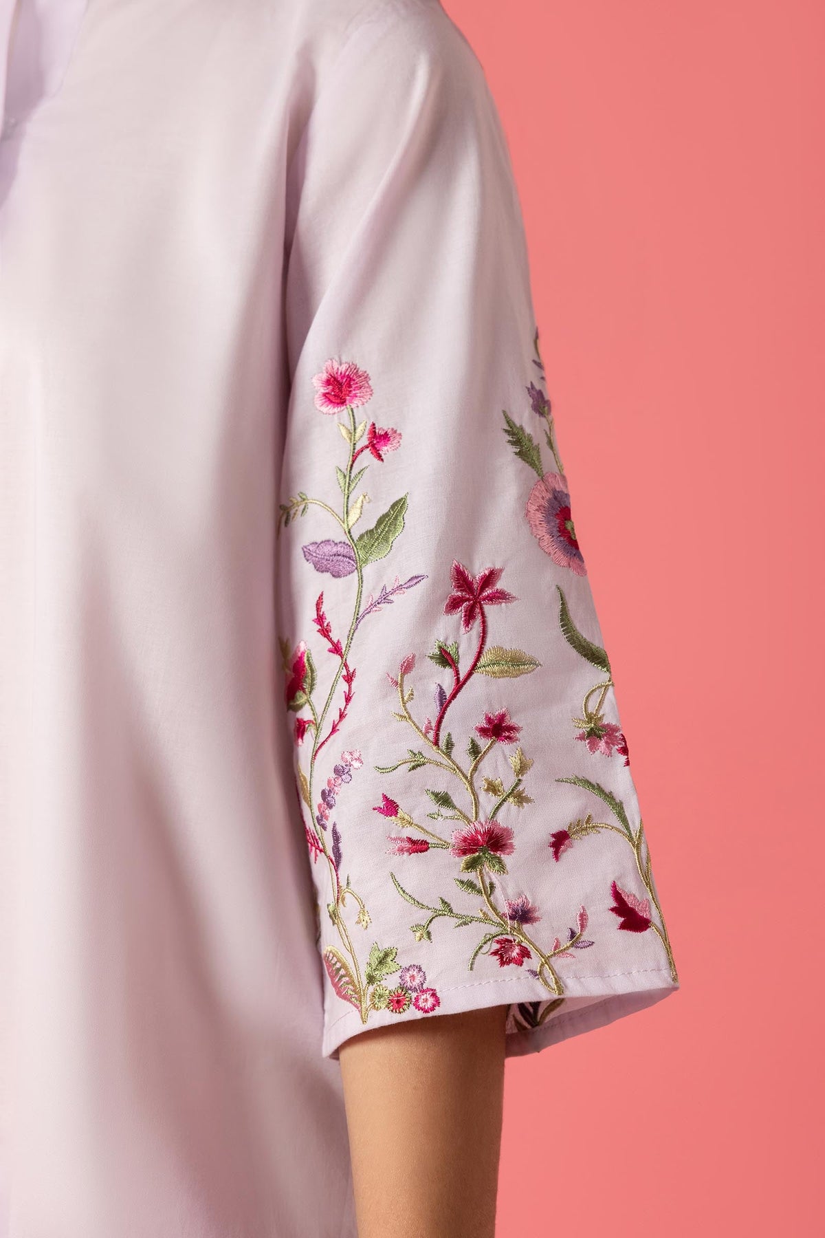 Stitched Kids Embroidered Lawn Shirt + Bottom