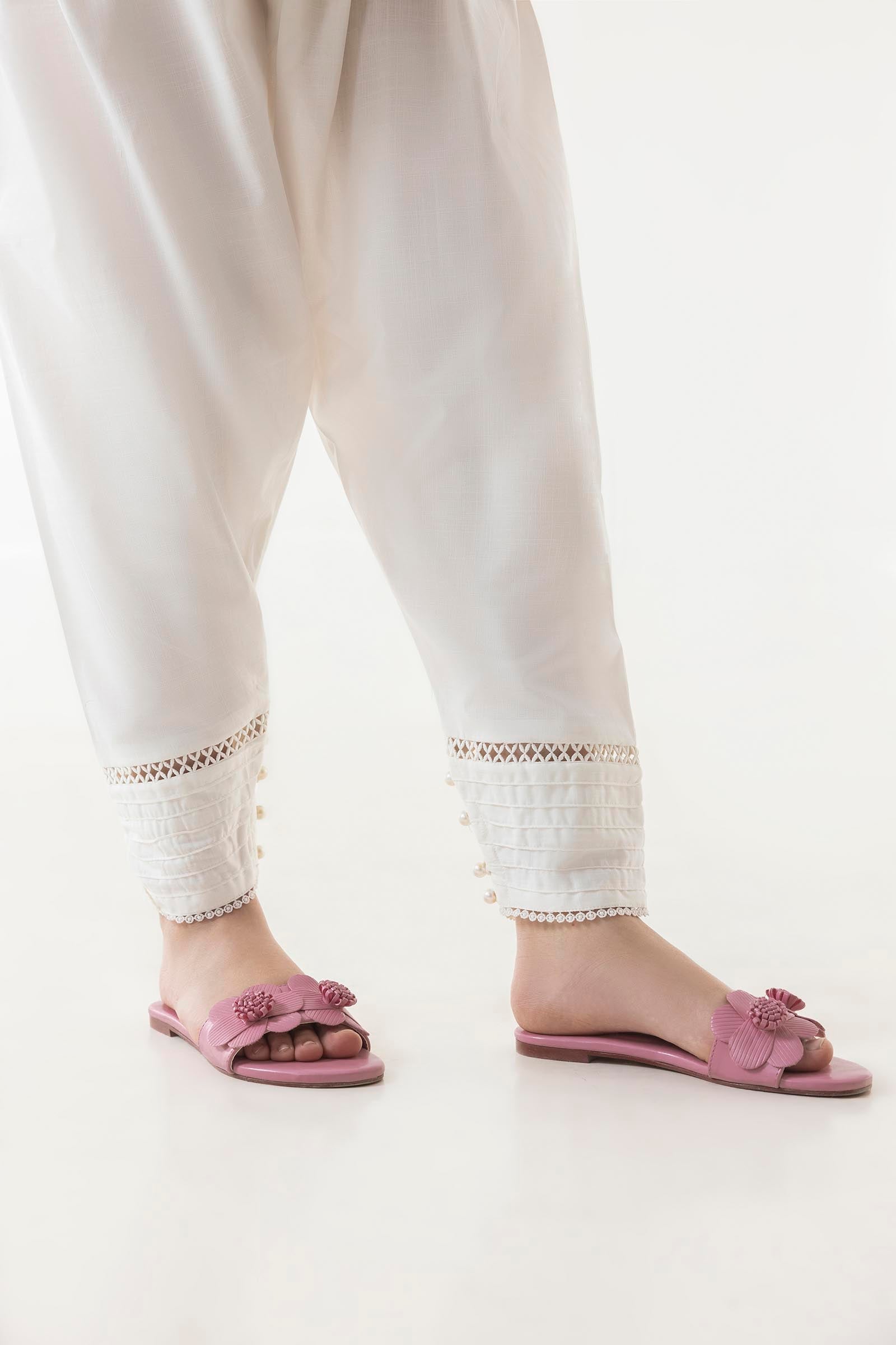 Stitched Kids Slub Shalwar