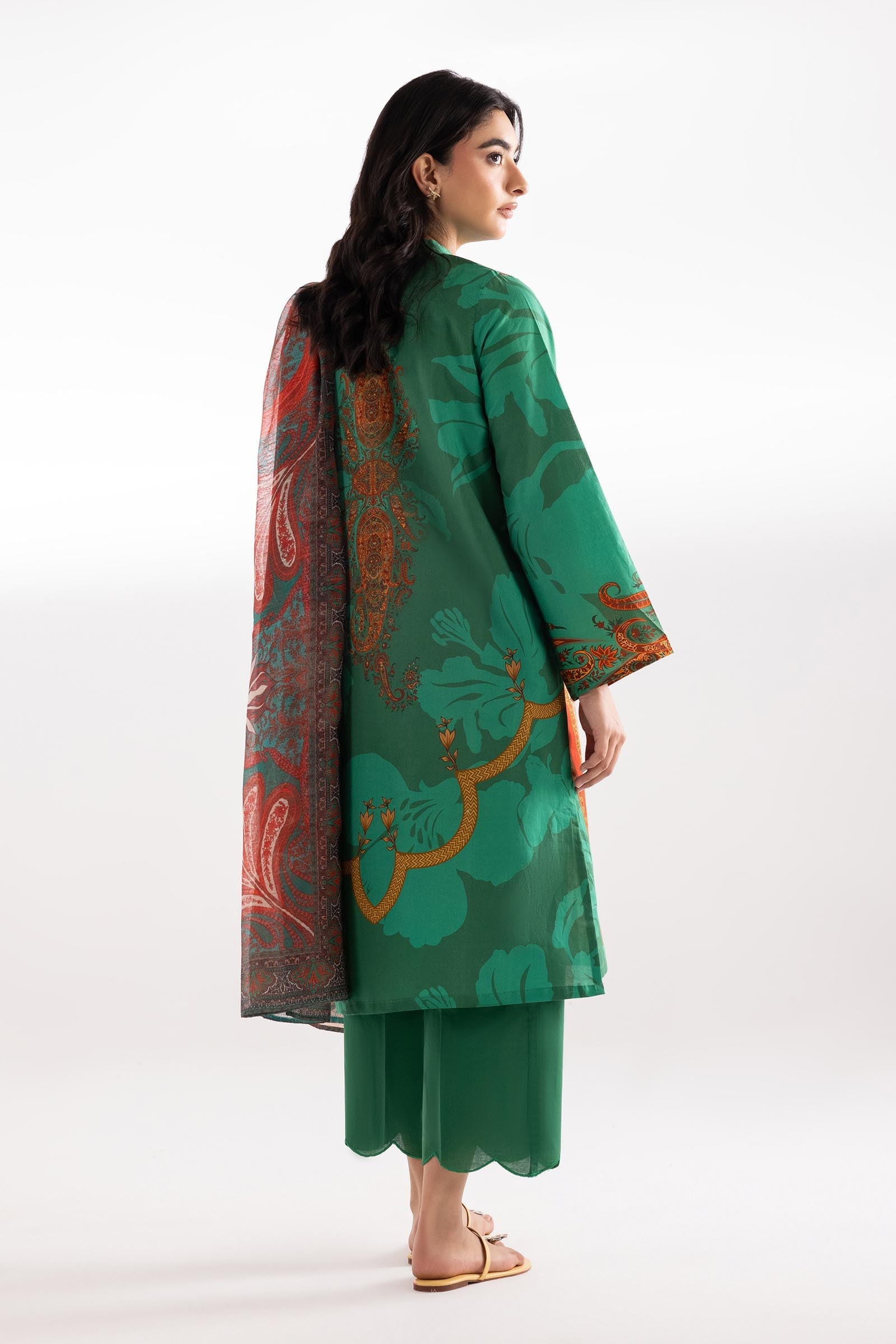 Stitched Printed Lawn Suit
