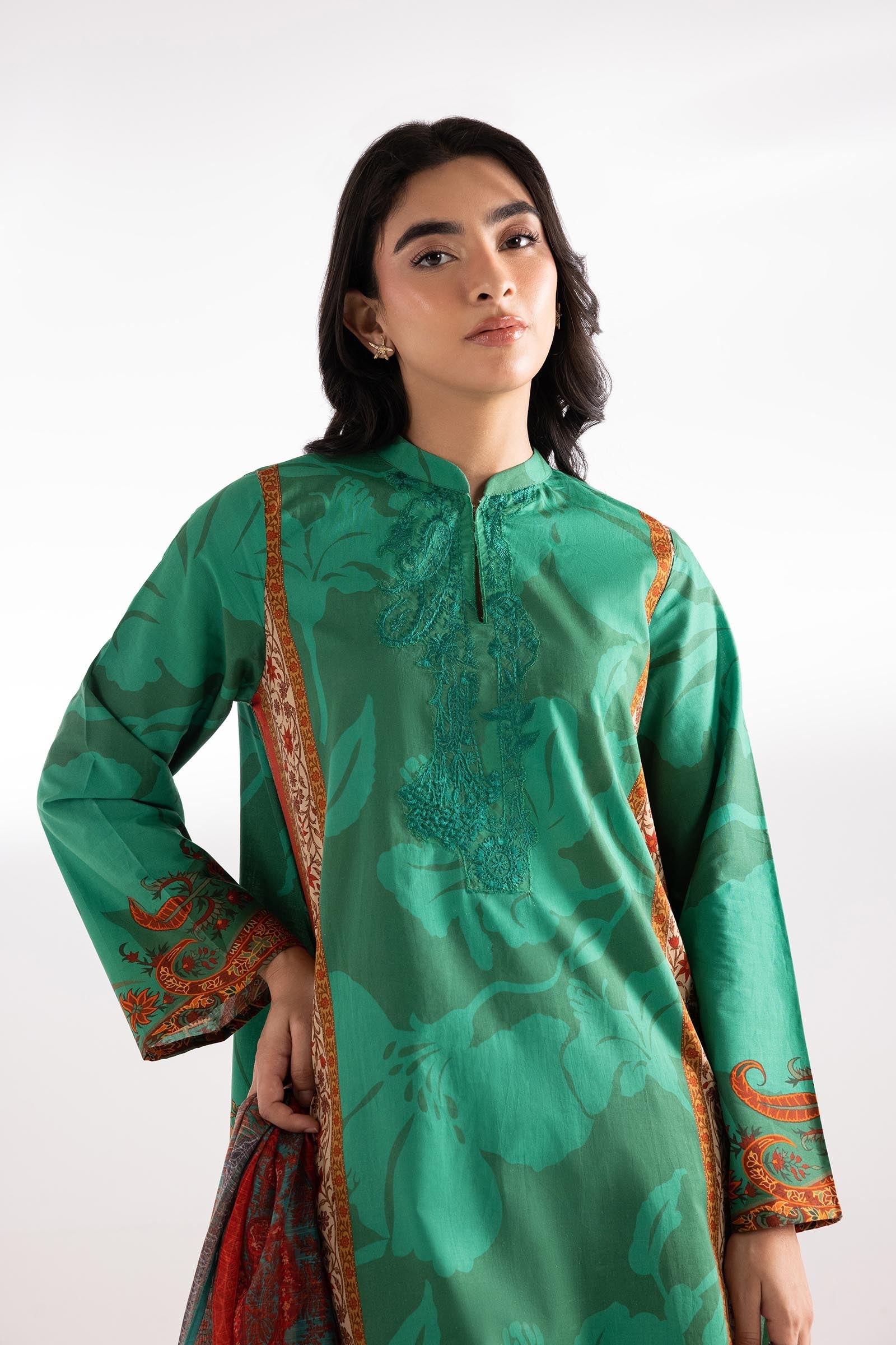 Stitched Printed Lawn Suit