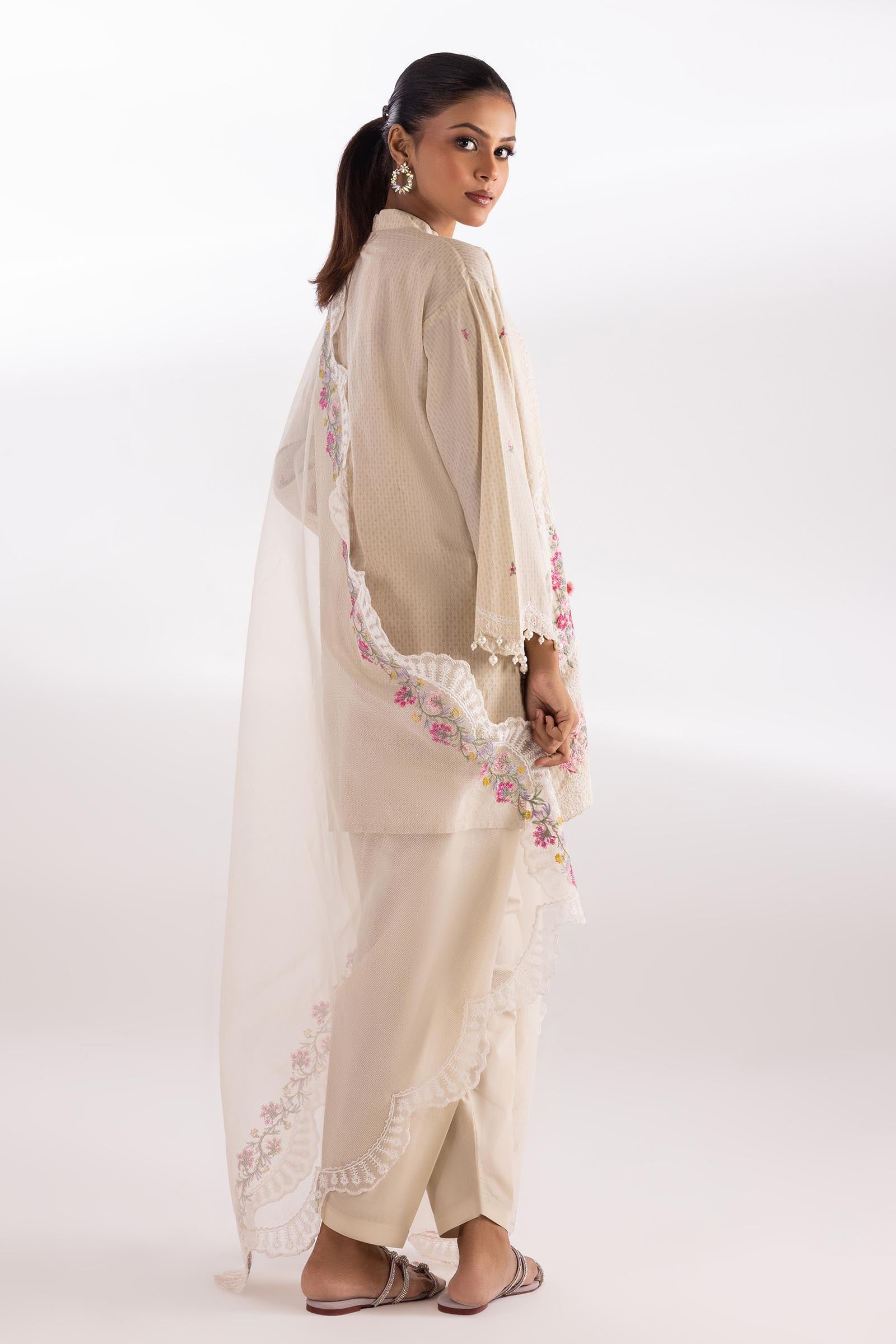 Stitched Lawn Culotte