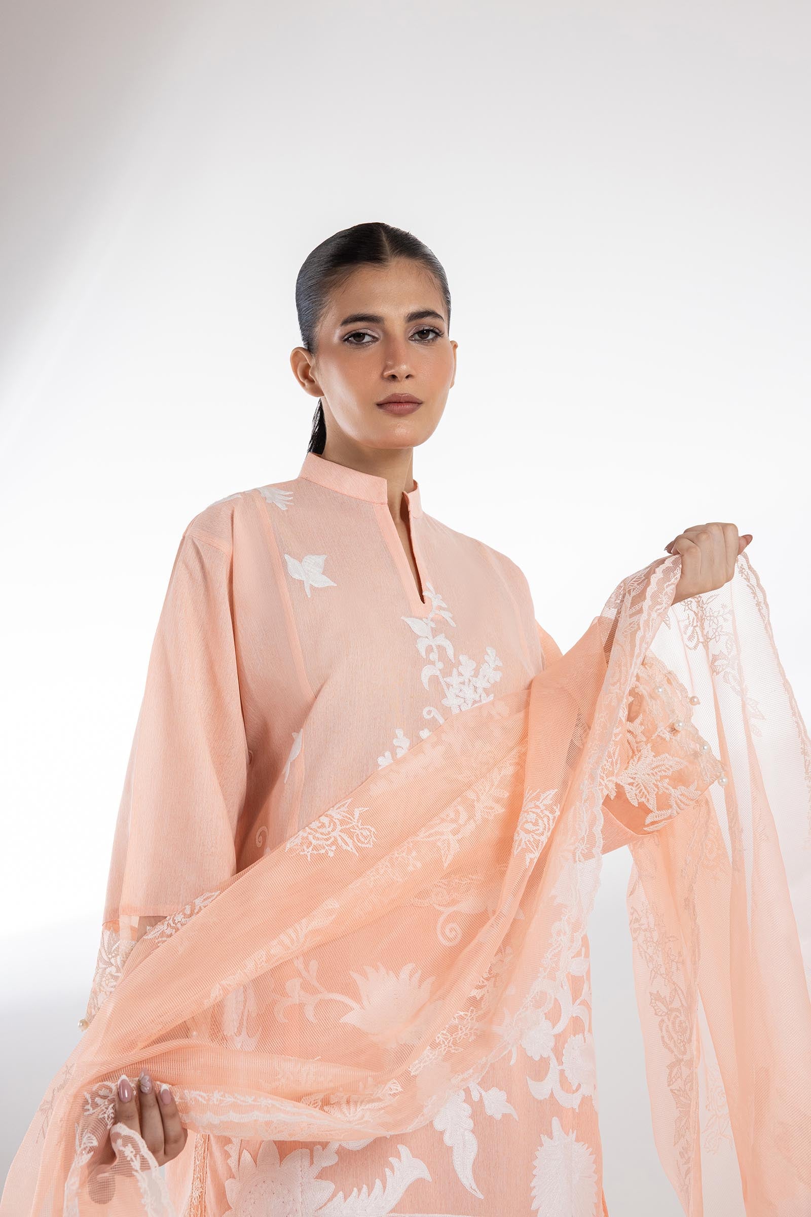 Stitched Muzlin Lawn Shirt + Shalwar