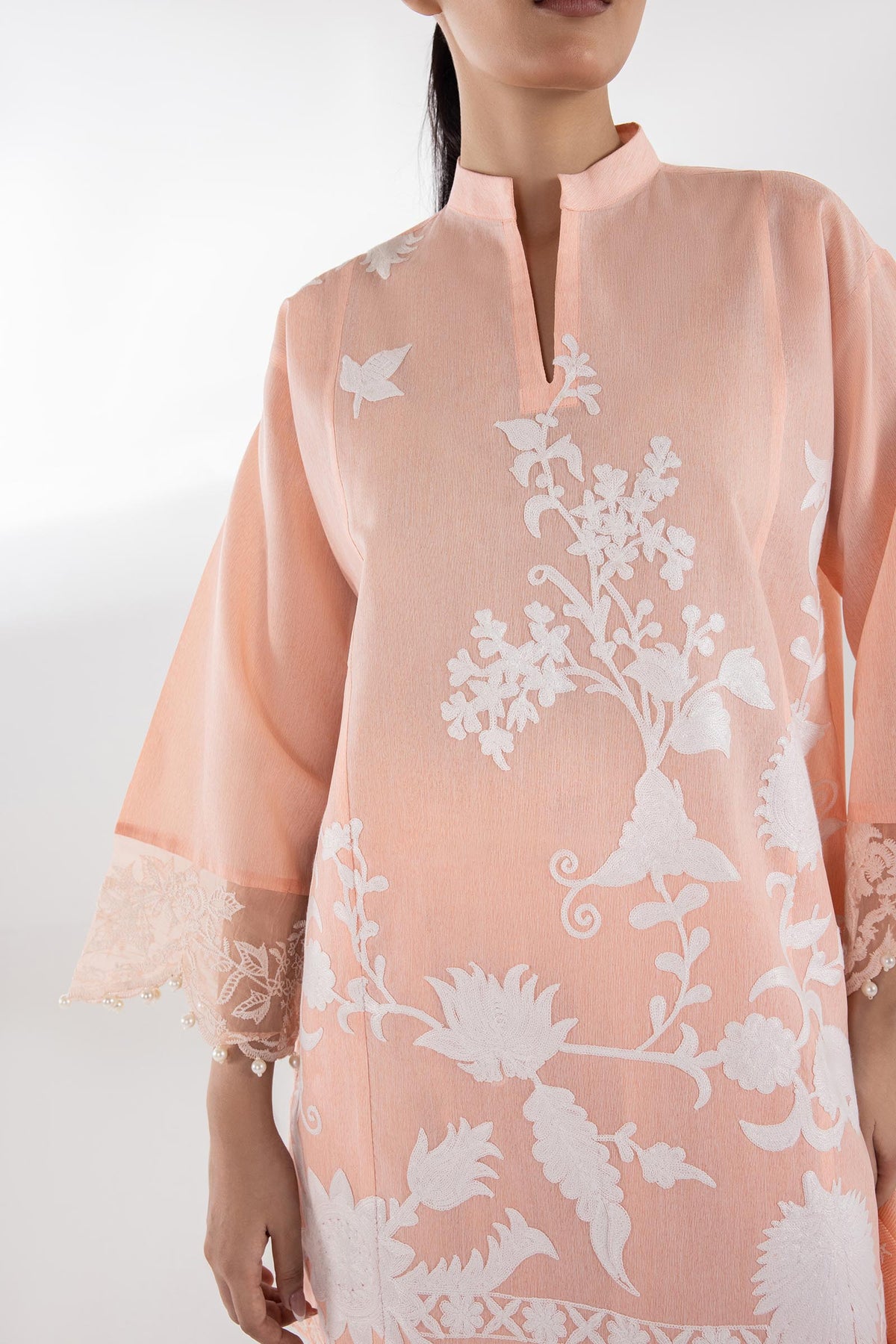Stitched Muzlin Lawn Suit
