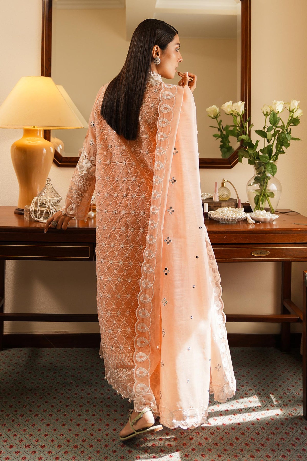 Stitched Embroidered Dupatta