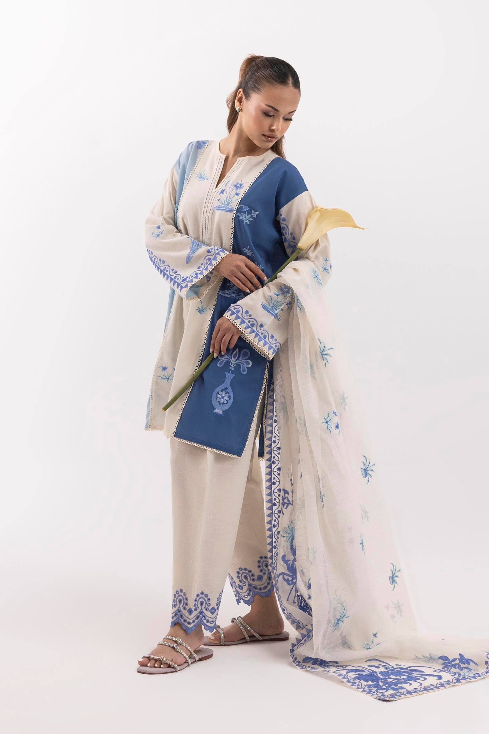 Stitched Dupatta