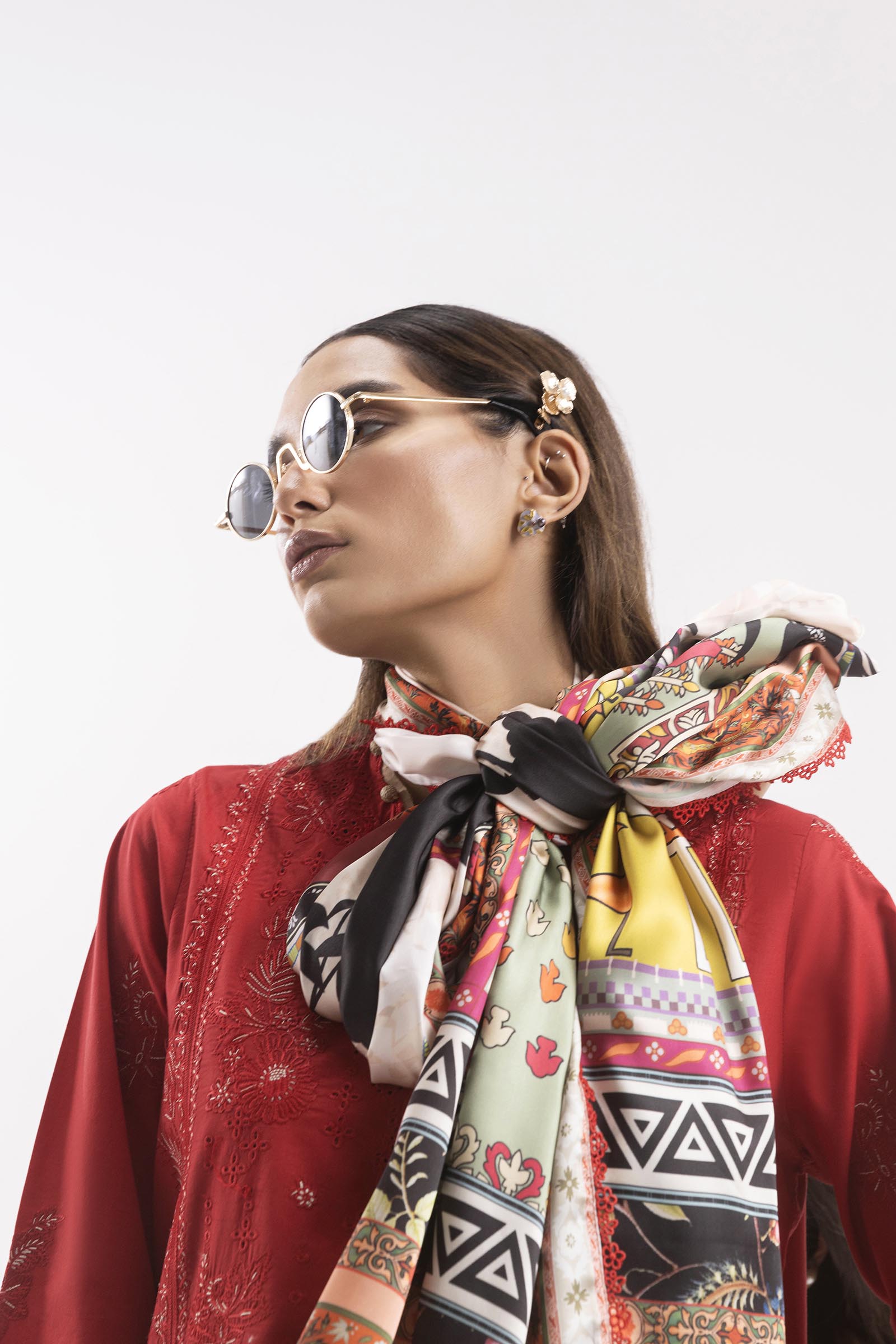 Stitched Embroidered Lawn Suit