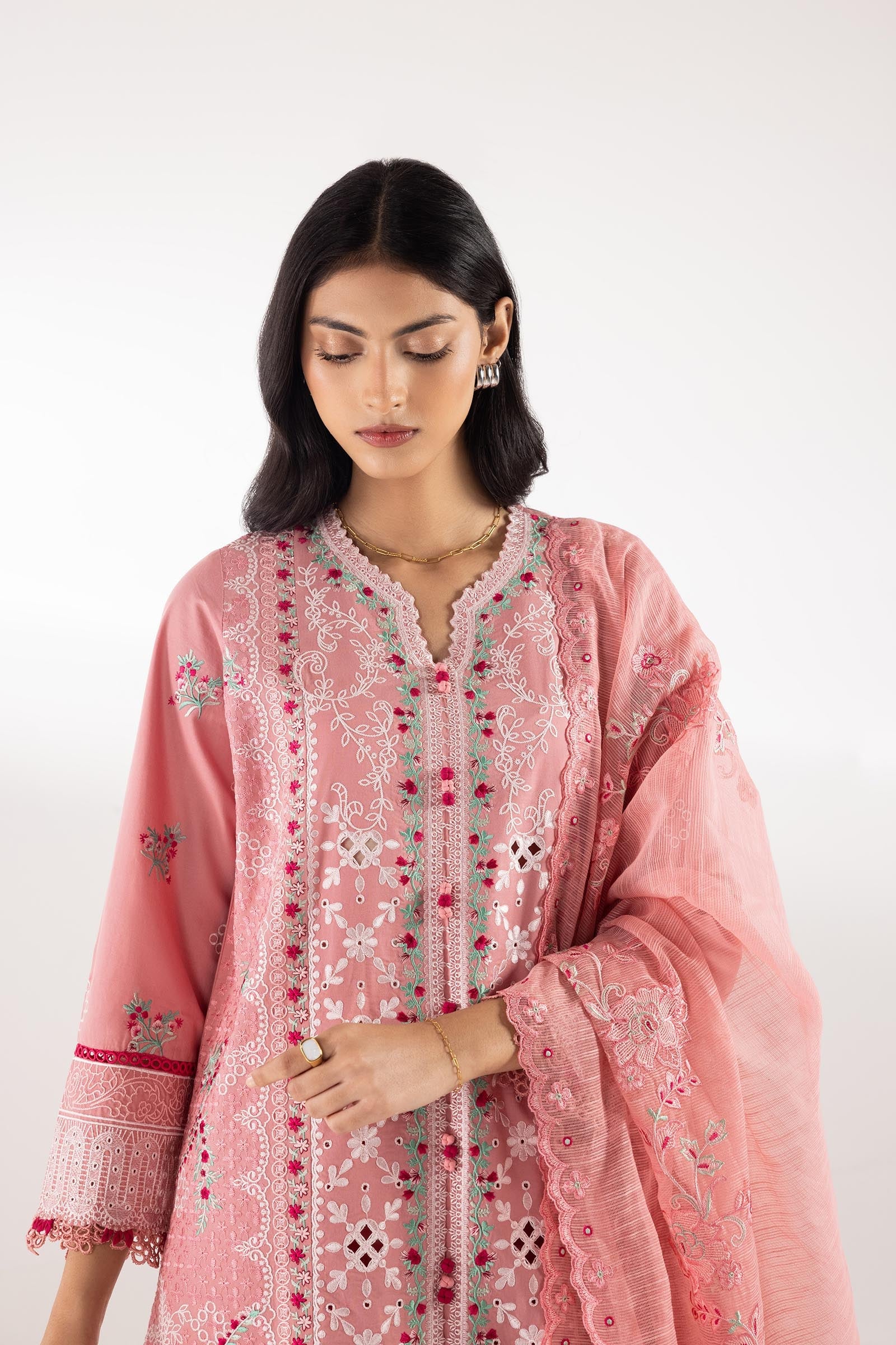 Stitched Embroidered Signature Suit