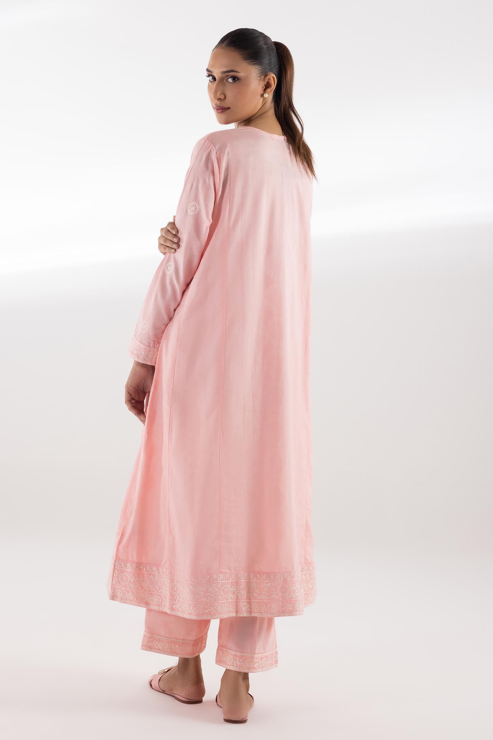 Stitched Jacquard Embroidered Shirt