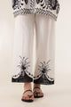 Stitched Embroidered Linen Skinny Shalwar Ss25trd298