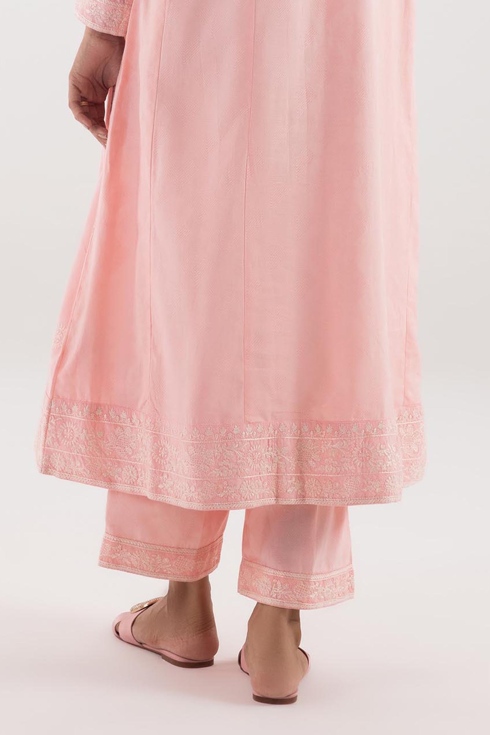 Stitched Jacquard Embroidered Culotte