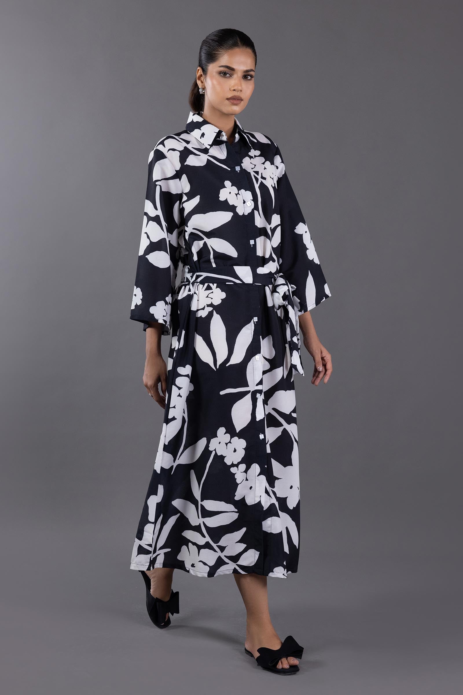 Stitched Cambric Dress