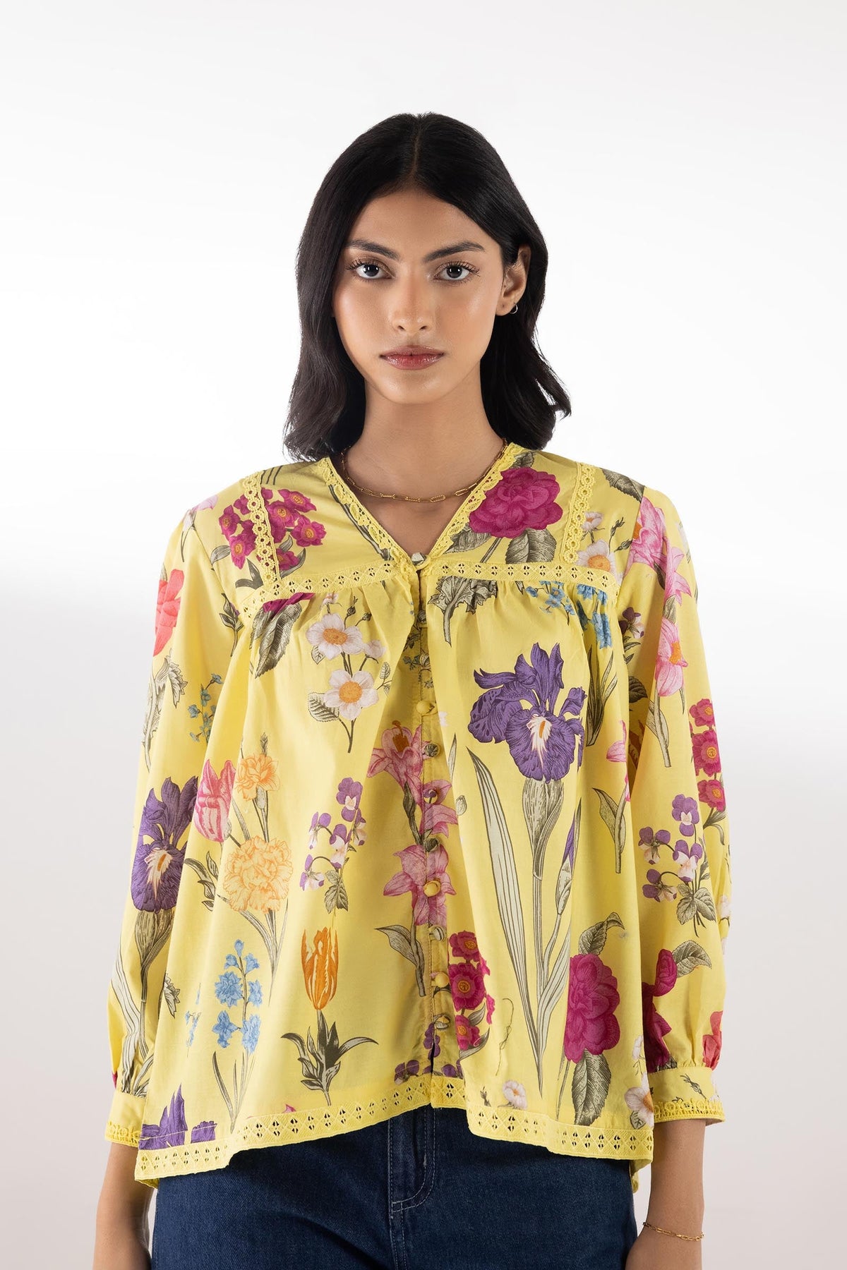 Stitched Lawn Printed Shirt