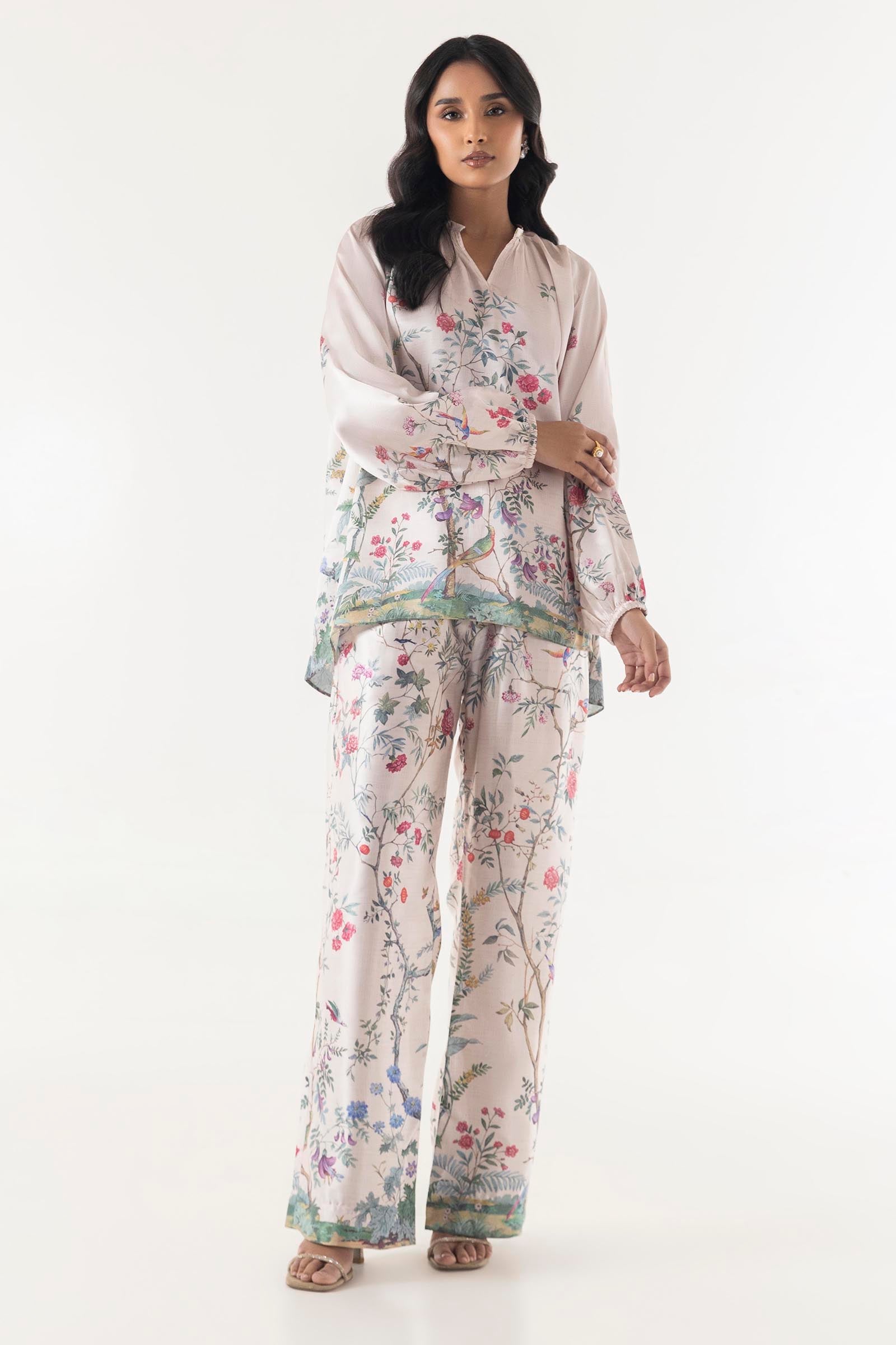 Stitched Printed Cord Set