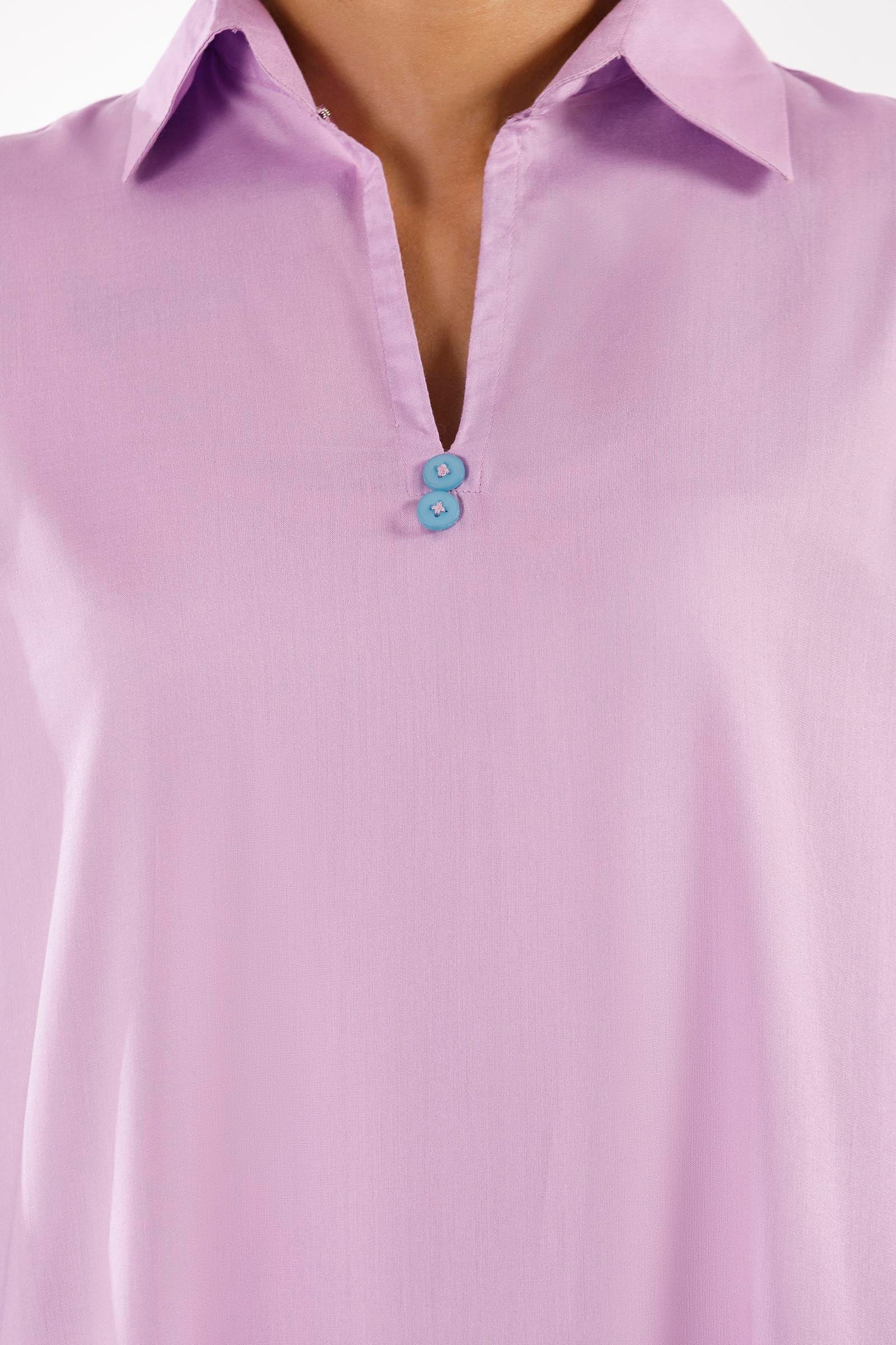 Stitched Dyed Linen Shirt + Culotte