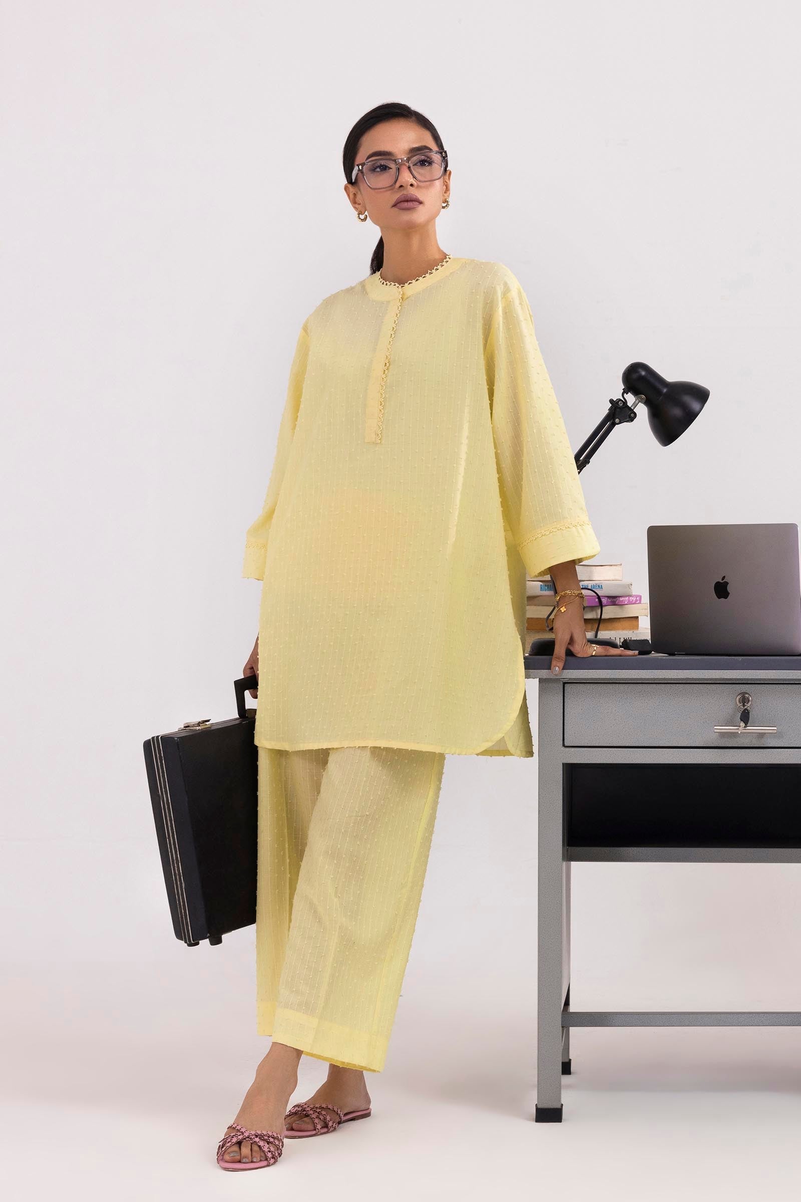 Stitched Linen Shirt+ Culotte