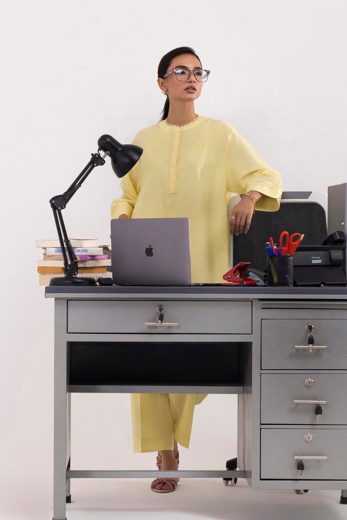 Stitched Linen Shirt+ Culotte