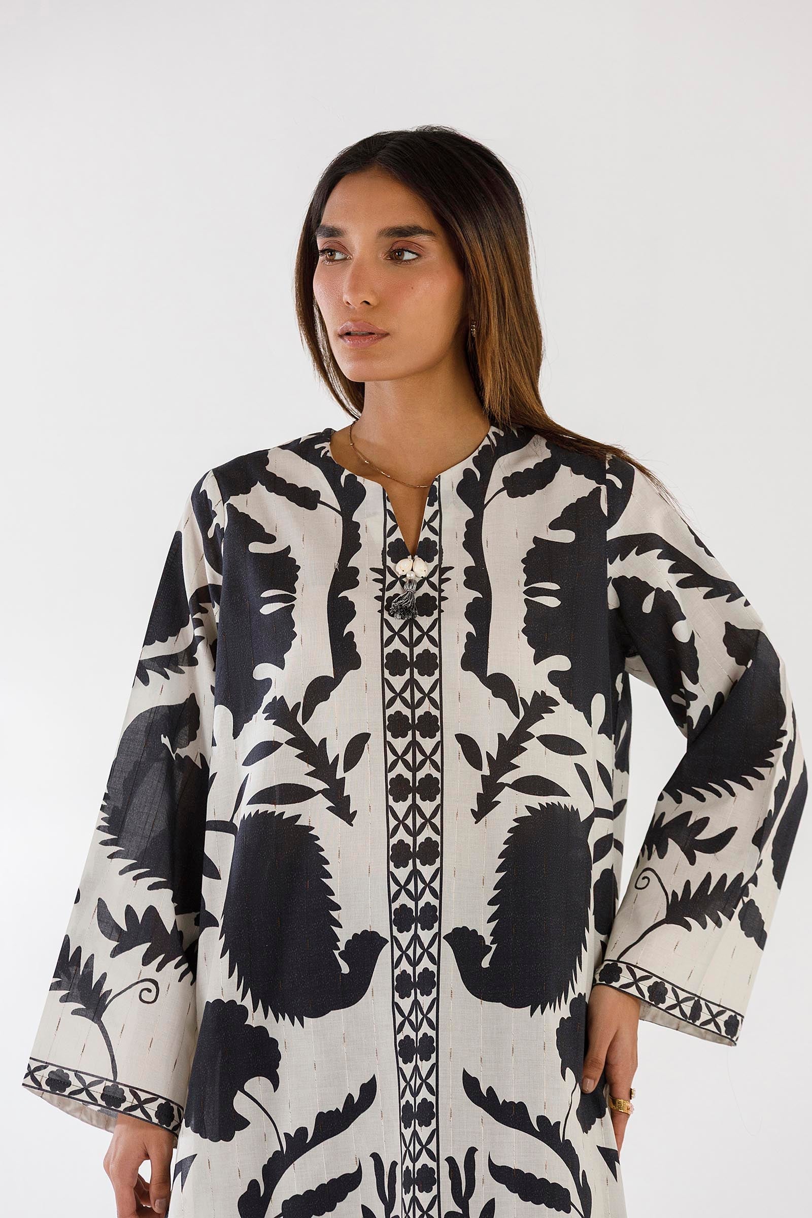 Stitched Printed Shirt + Culotte