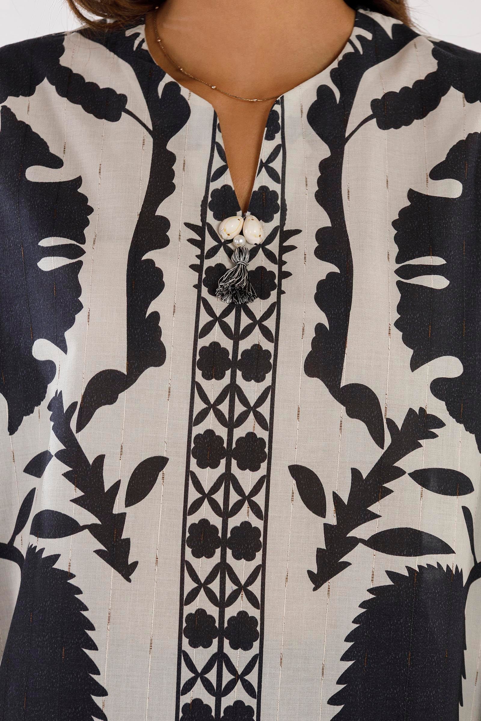 Stitched Printed Shirt + Culotte