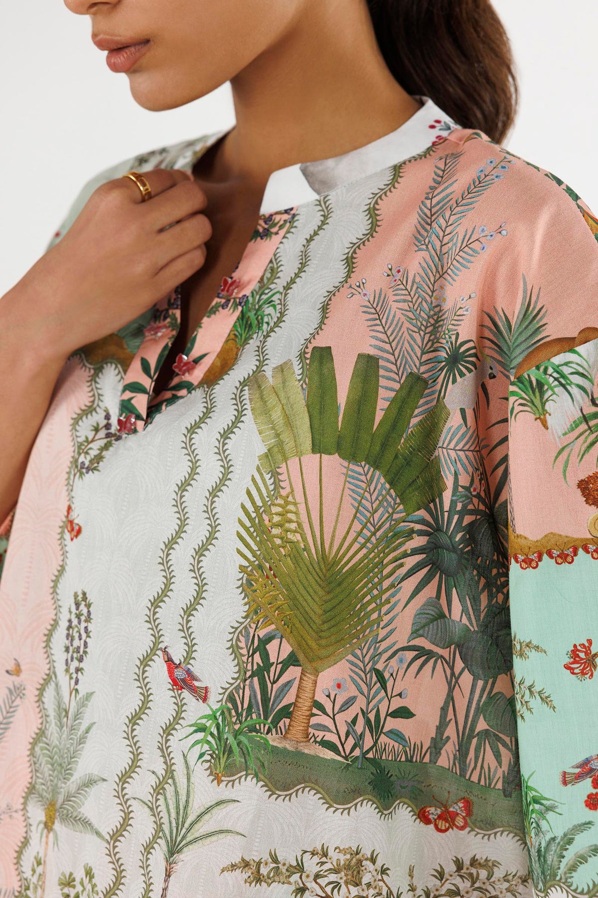 Stitched Printed Lawn Shirt + Shalwar