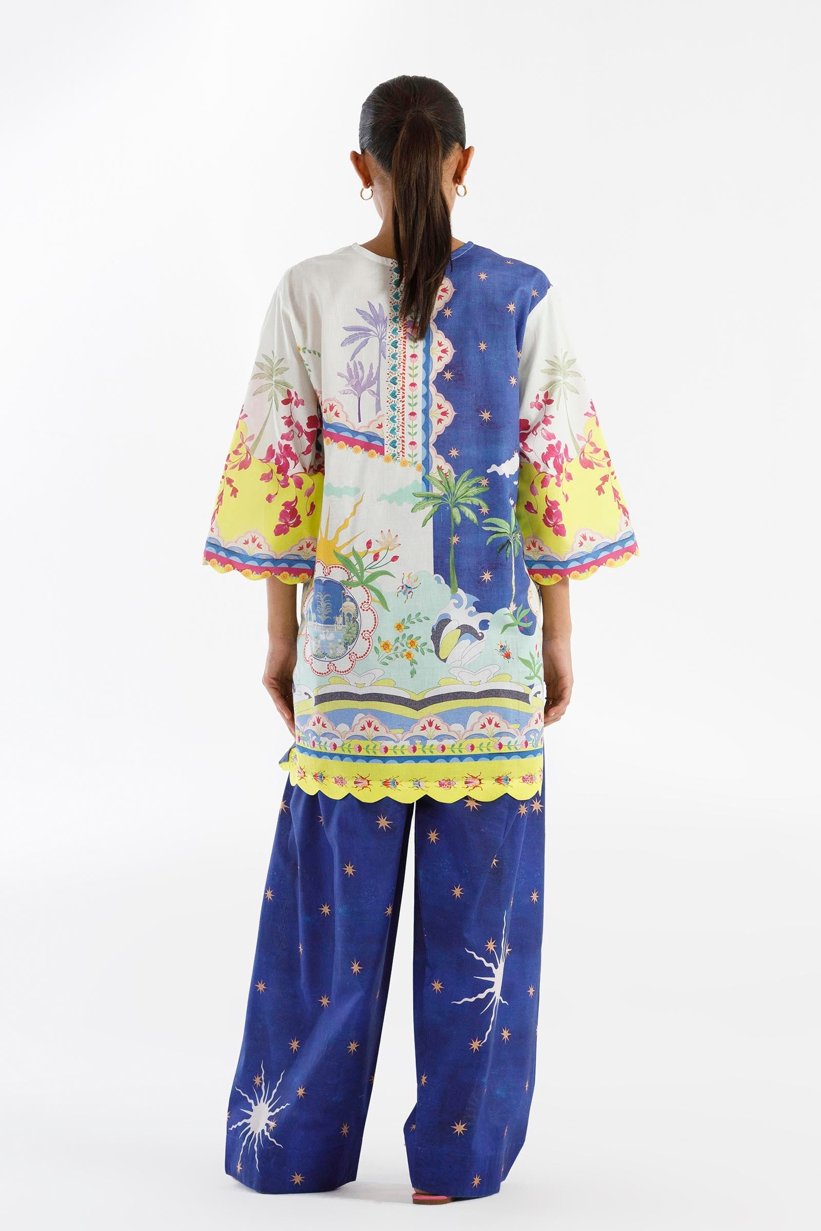 Stitched Printed Lawn Shirt+Shalwar