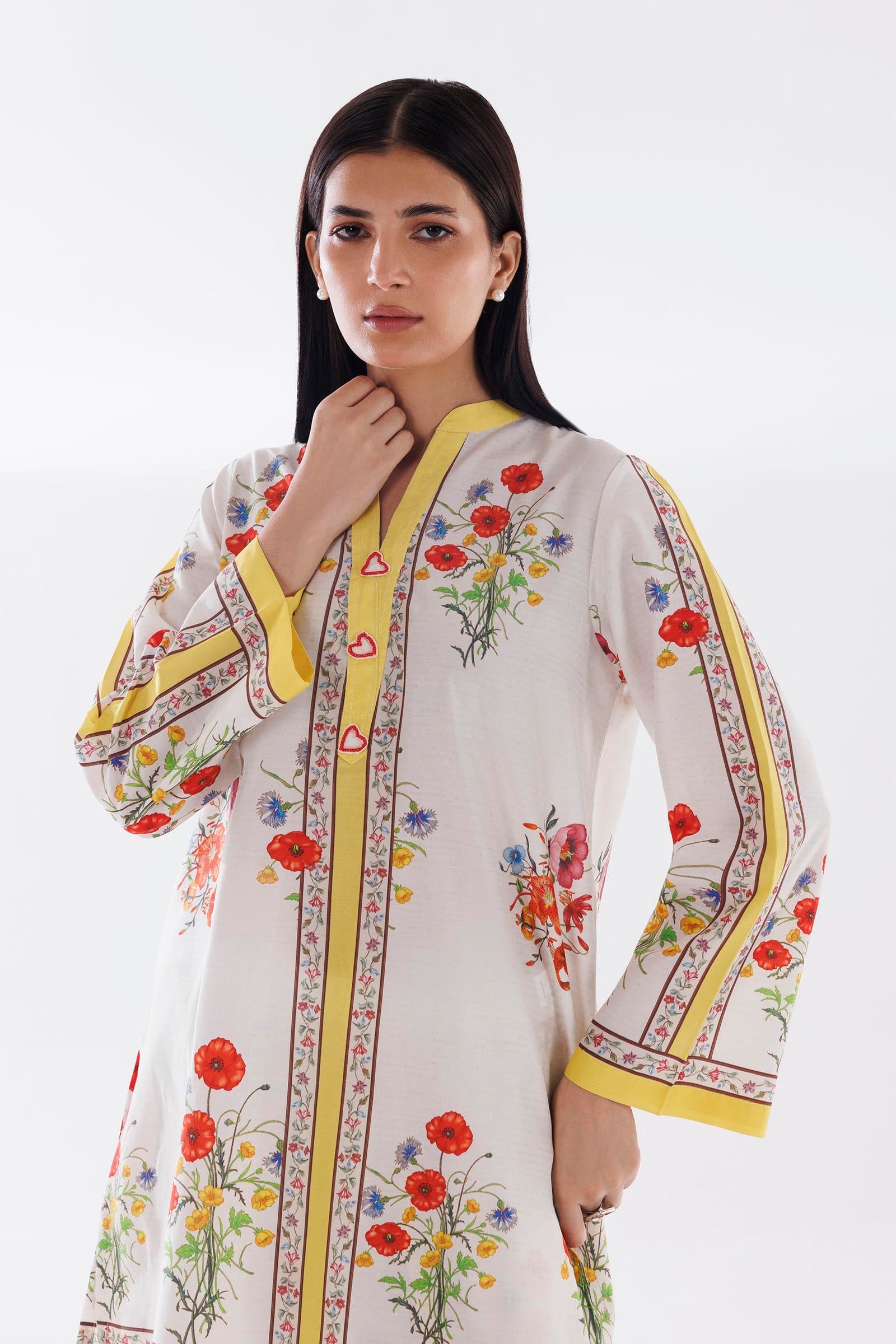 Stitched Printed Viscose Shirt+Shalwar