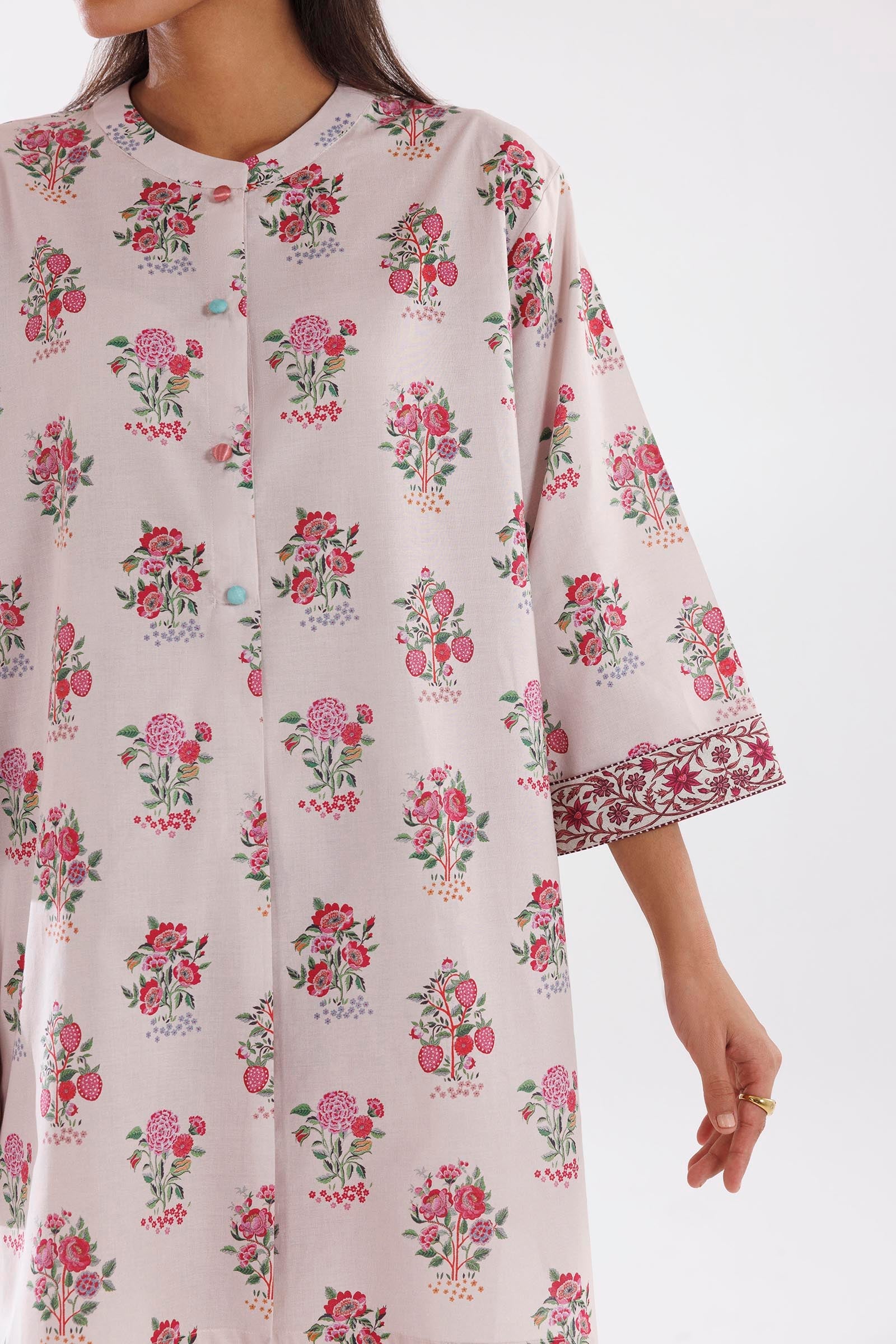 Stitched Printed Lawn Shirt + Shalwar
