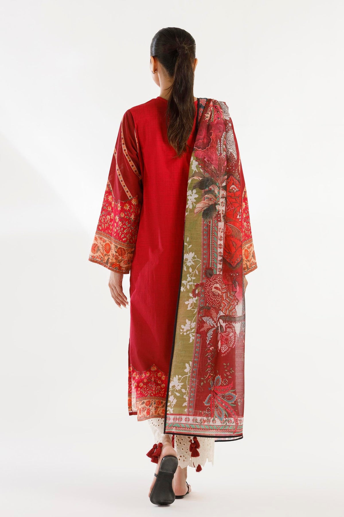 Stitched Printed Lawn Shirt + Dupatta