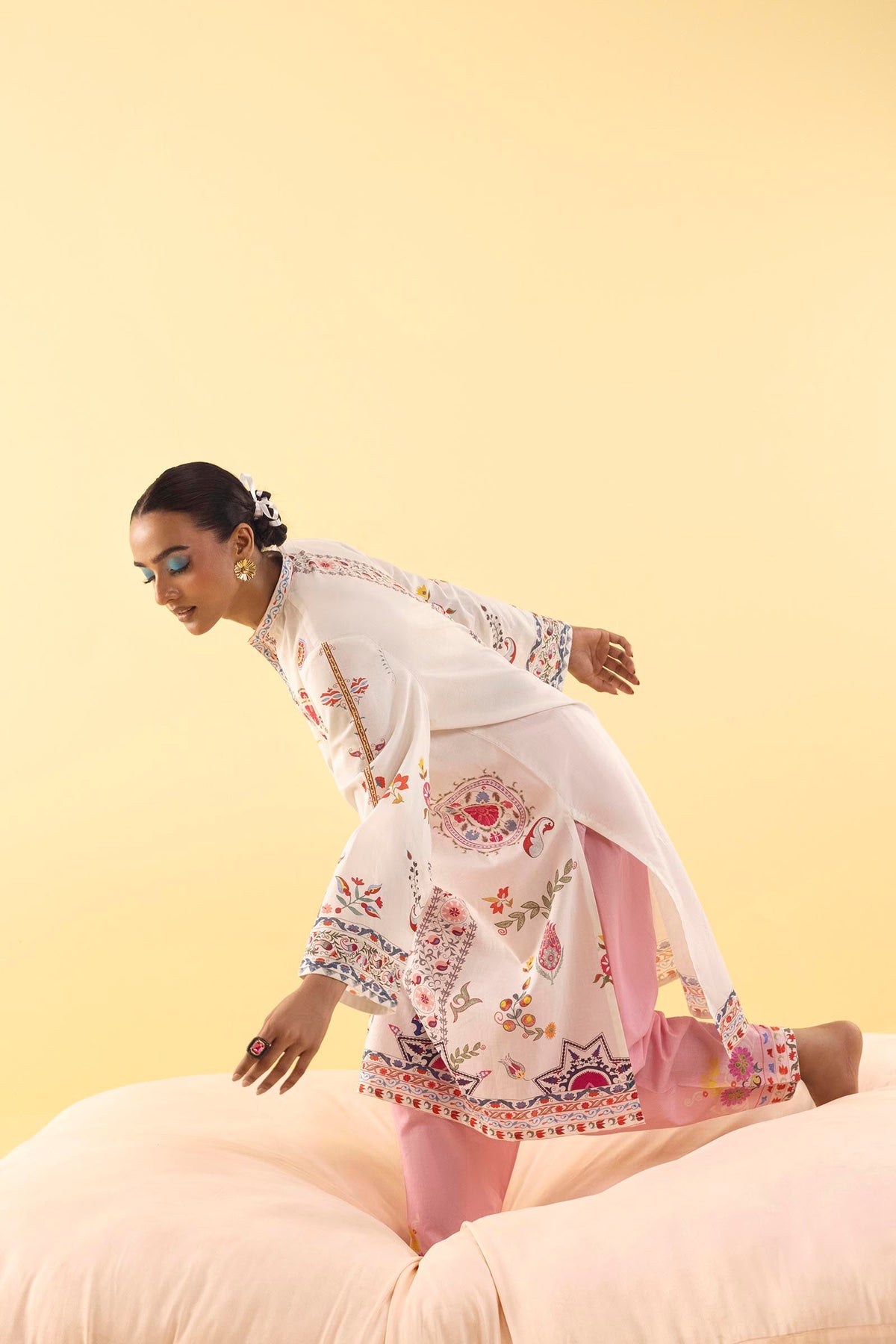 Stitched Printed Lawn Shirt+ Shalwar