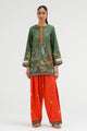 3 Piece - Pure Embroidered Cotton Net Suit S113986