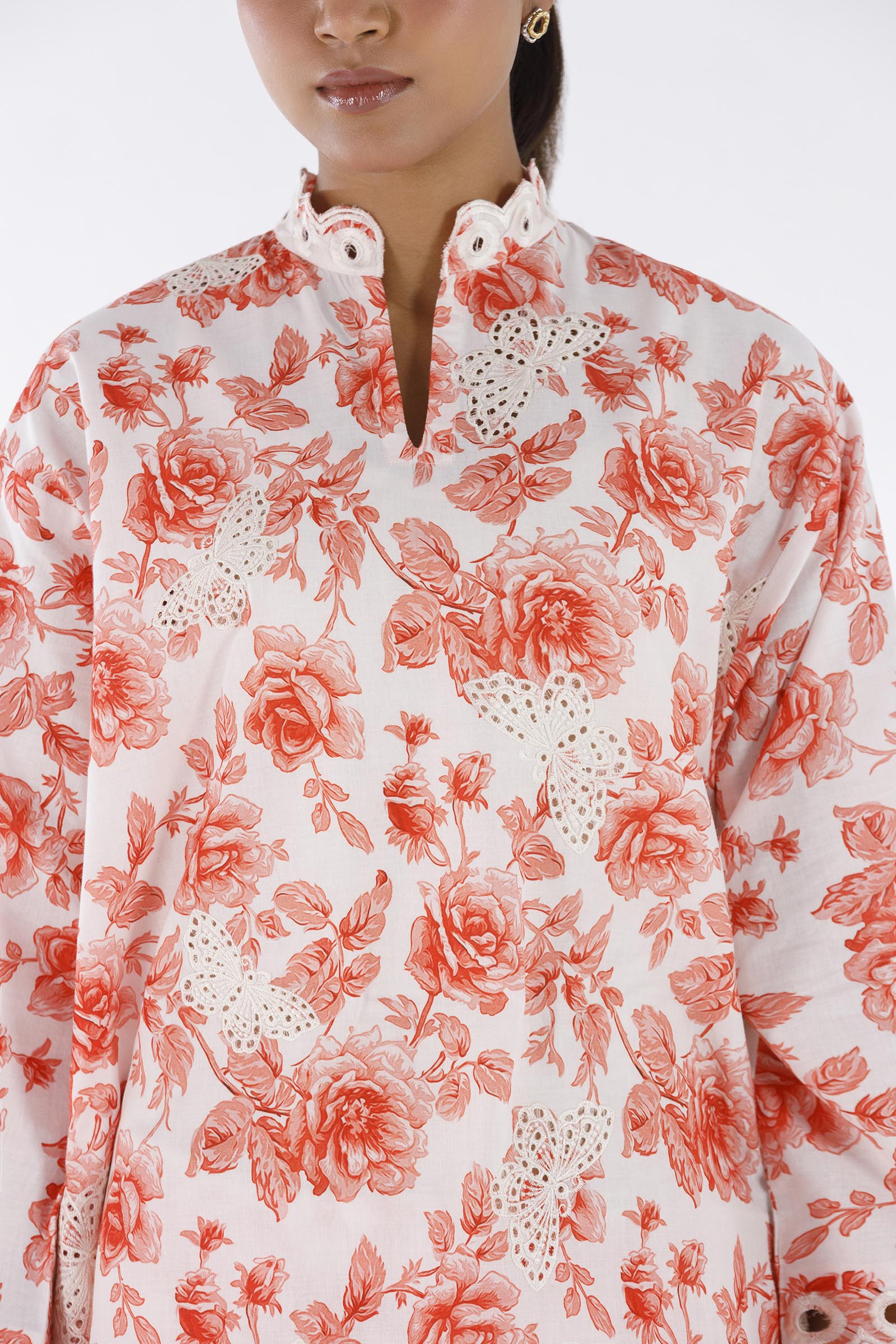 Stitched Printed Lawn Shirt+ Shalwar