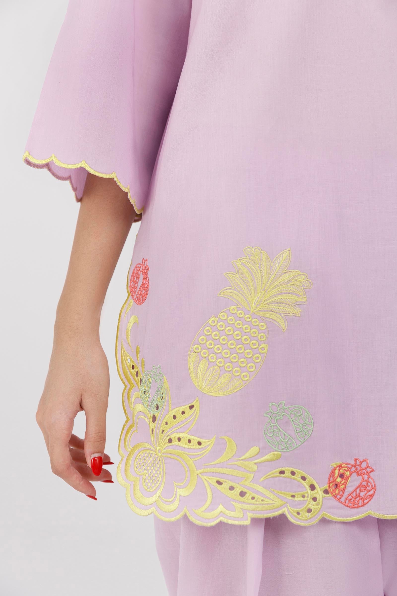 Stitched Embroidered Lawn Shirt+ Shawar