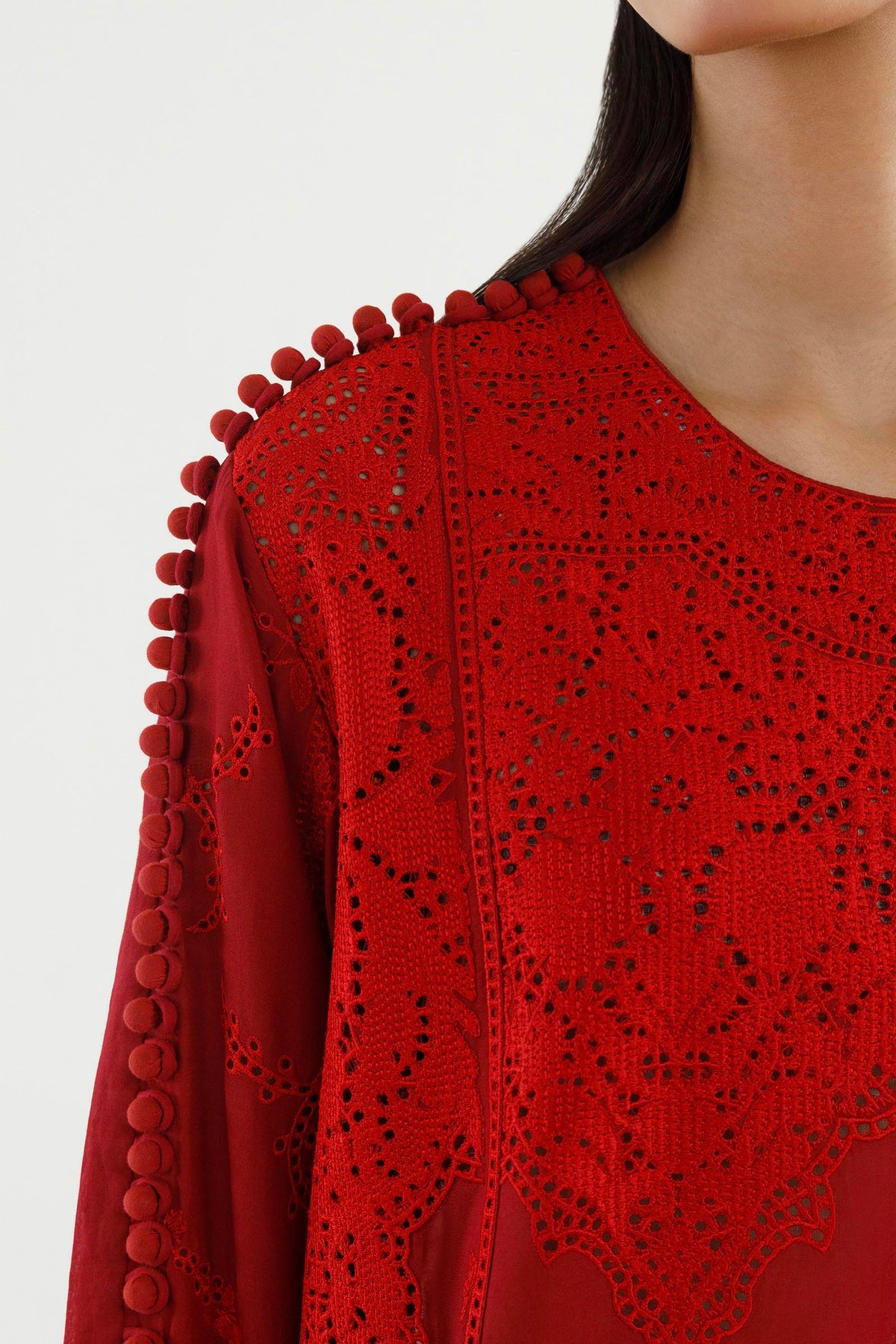 Stitched Embroidered Lawn Suit