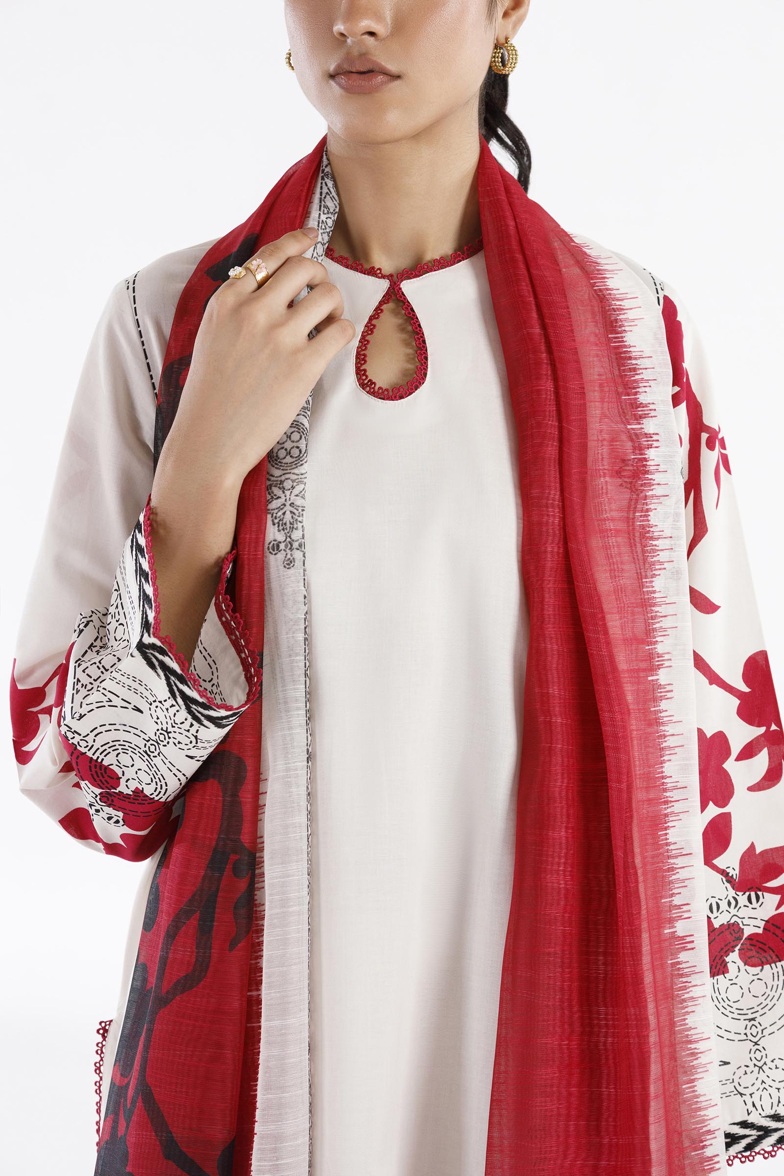 Stitched Printed Lawn Suit