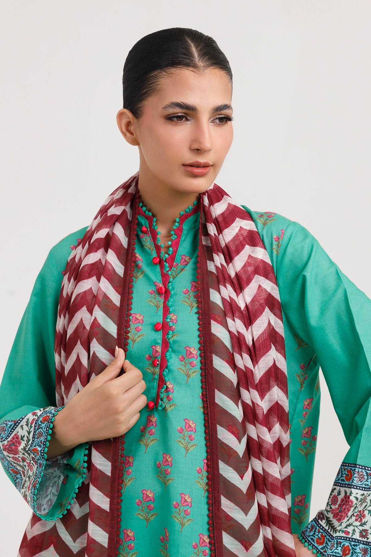 Stitched Printed Lawn Suit