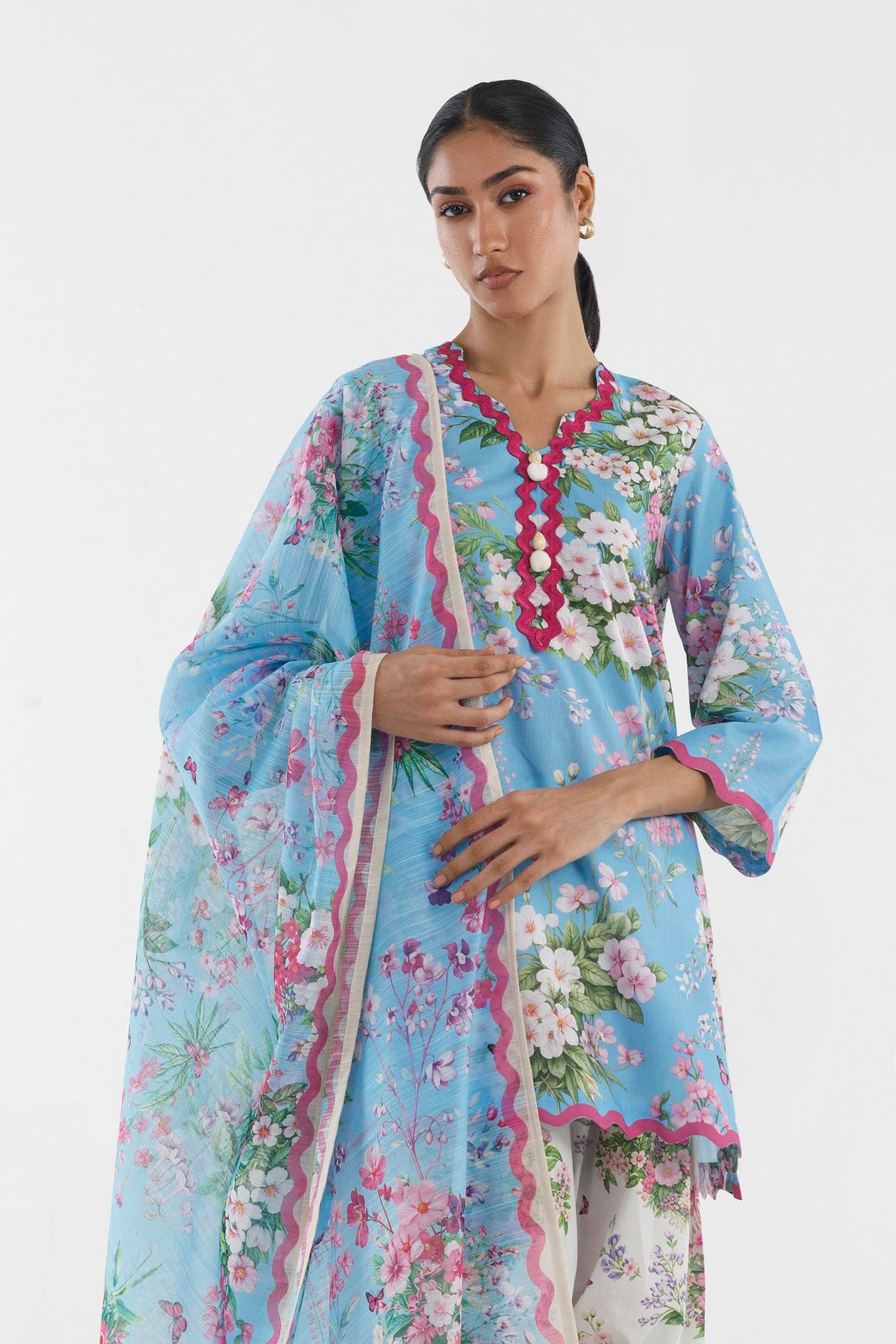 Stitched Printed Lawn Suit