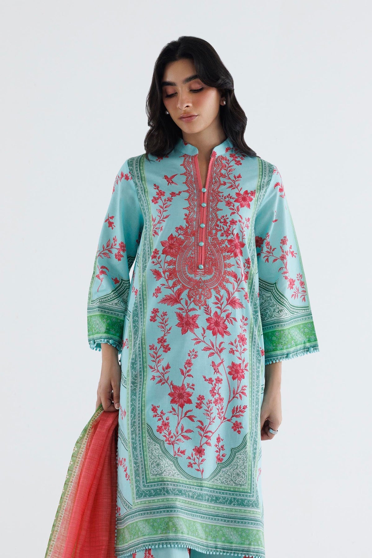 Stitched Printed Lawn Suit