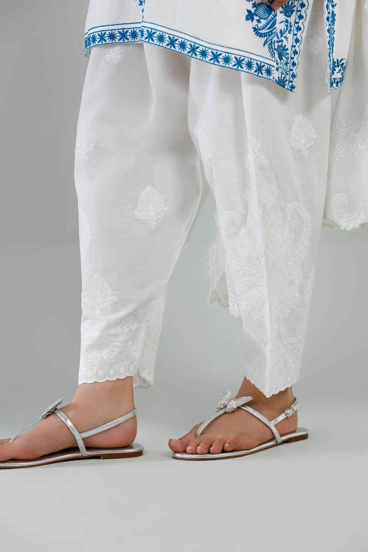 Stitched Embroidered Lawn Shirt