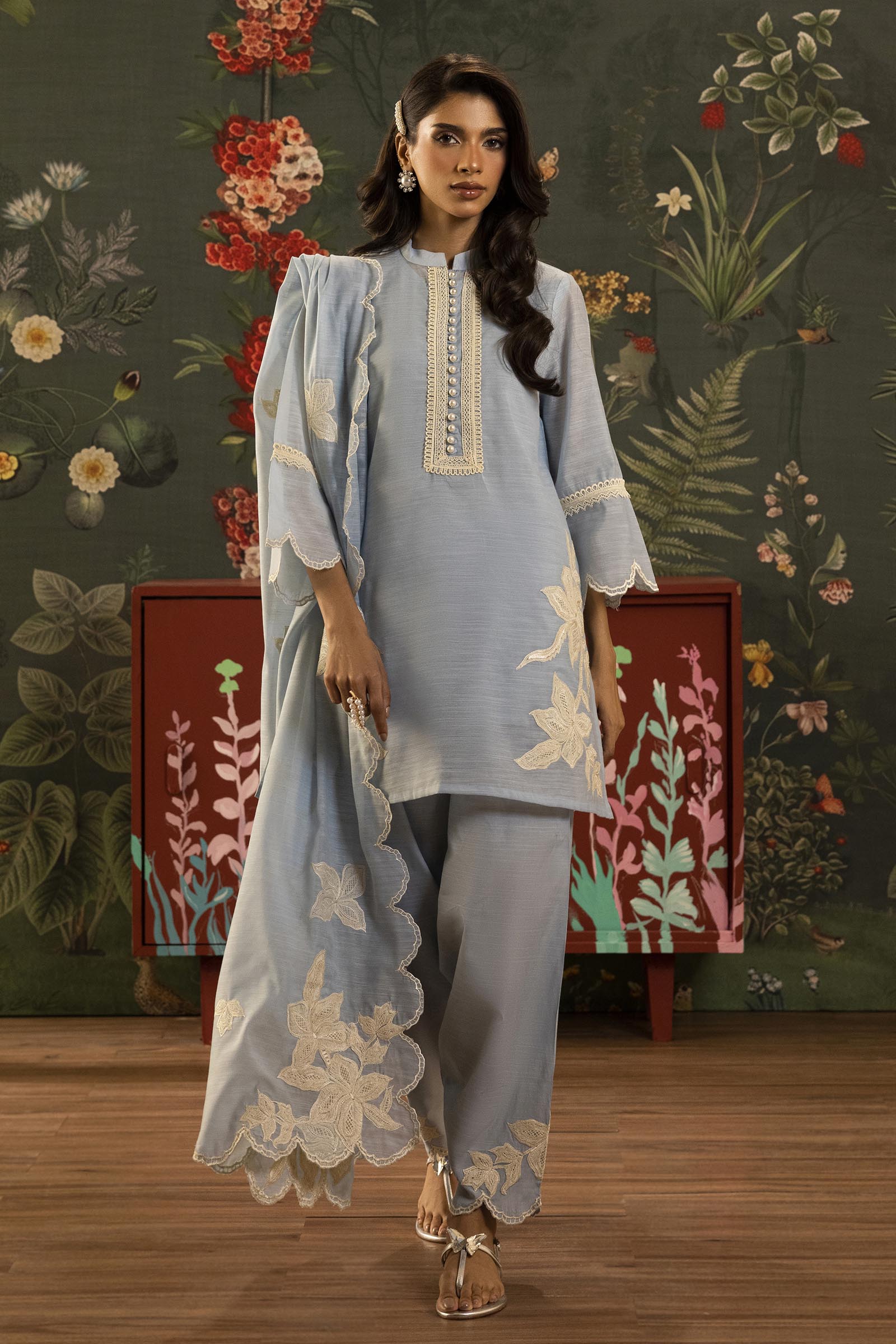 Stitched Embroidered Monark Suit