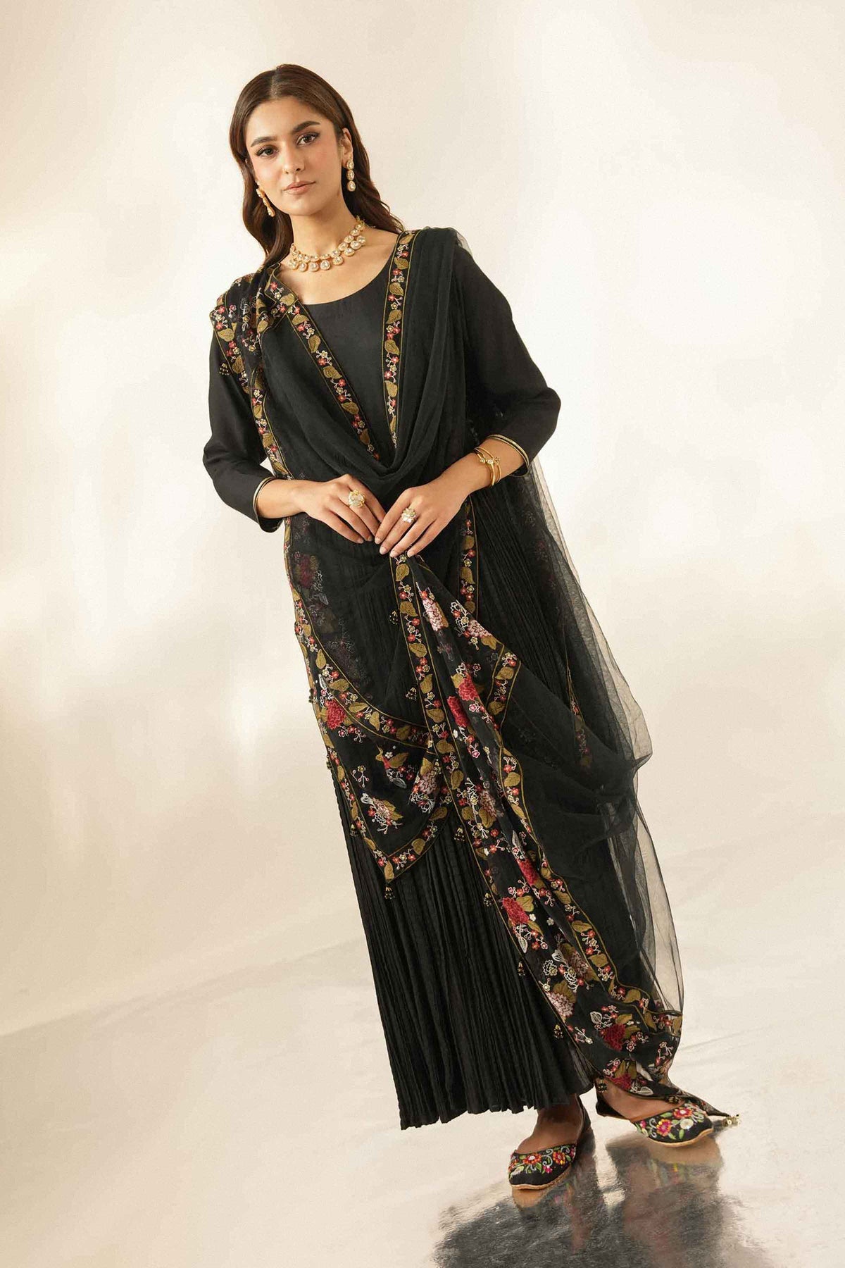 Embroidered Dupatta - ST1DE-LUXE26WV1-5