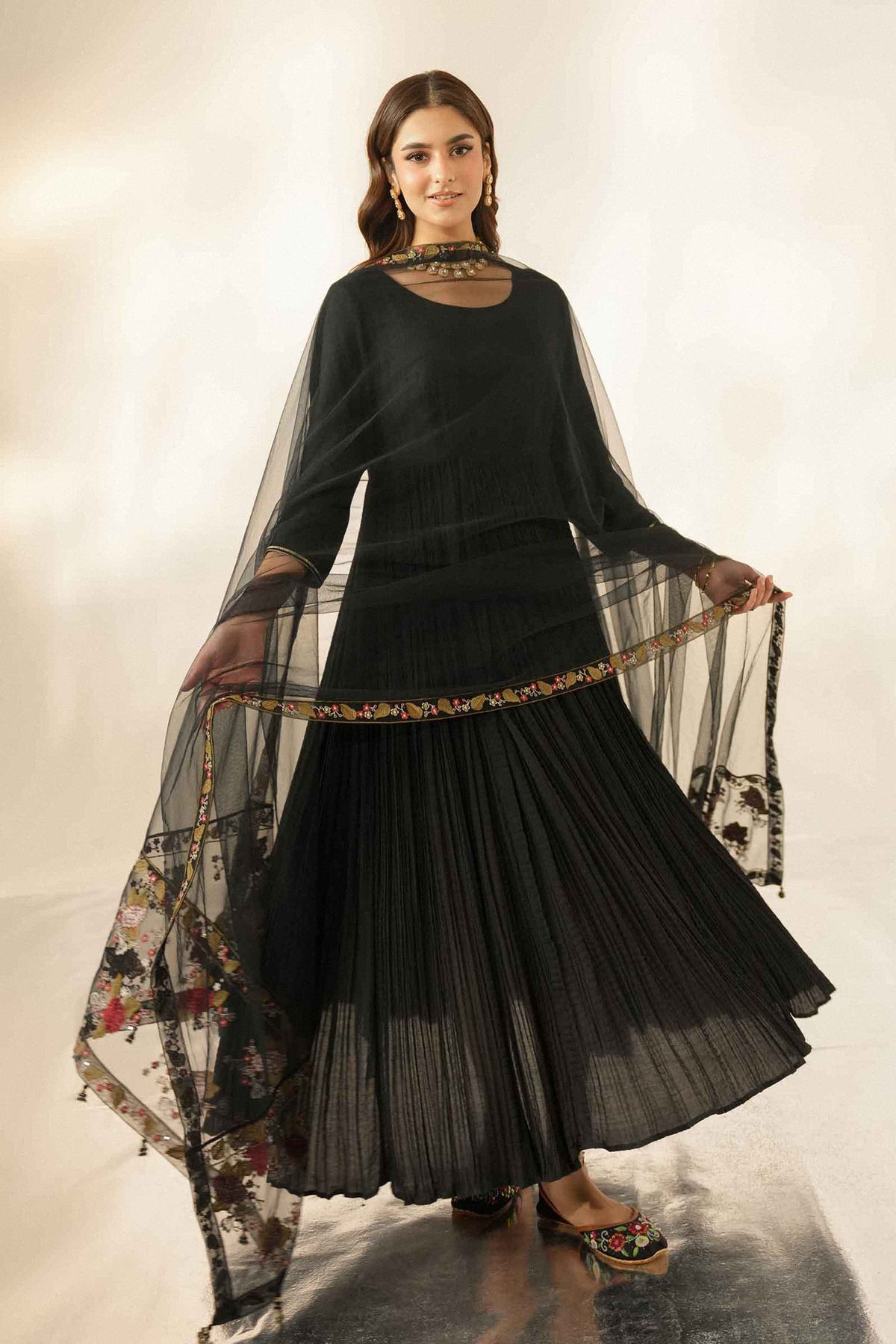 Embroidered Dupatta - ST1DE-LUXE26WV1-5