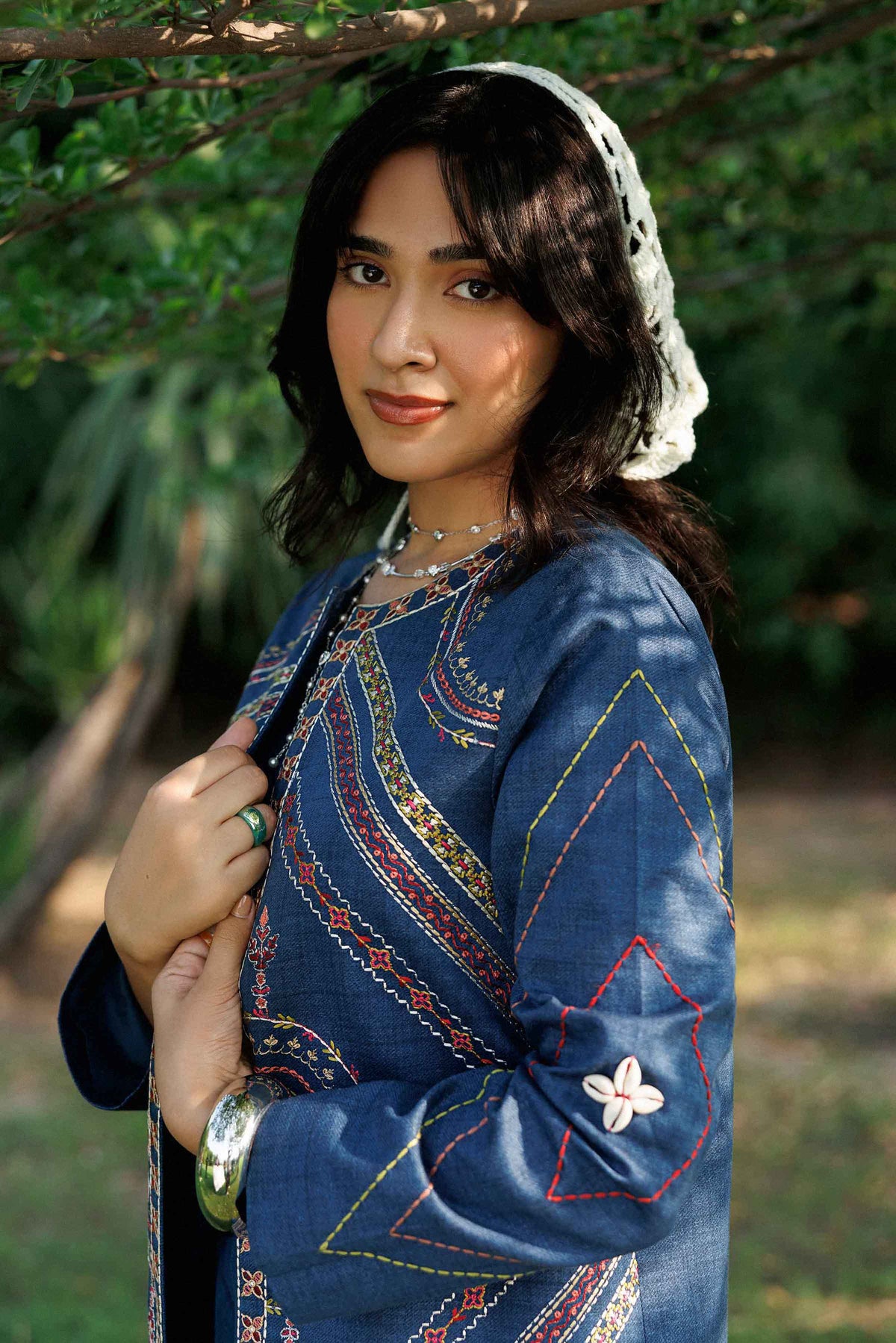 Printed Embroidered Jacket - ST1JE-PRET26WV2-2
