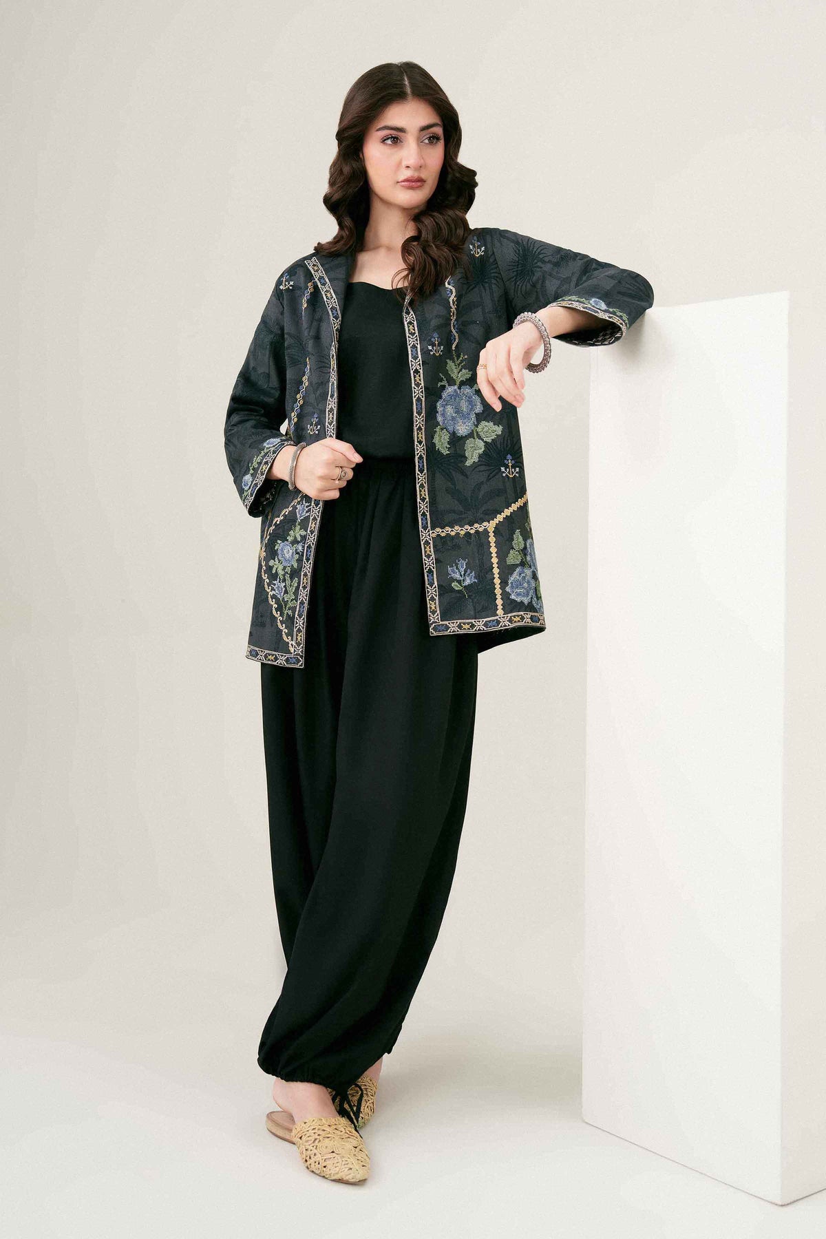 Printed Embroidered Jacket - ST1JE-PRET26WV2-5