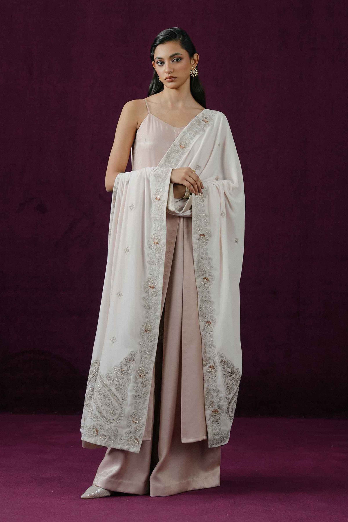 EMBROIDERED SHAWL - ST1PE-BOUT26WV1-23