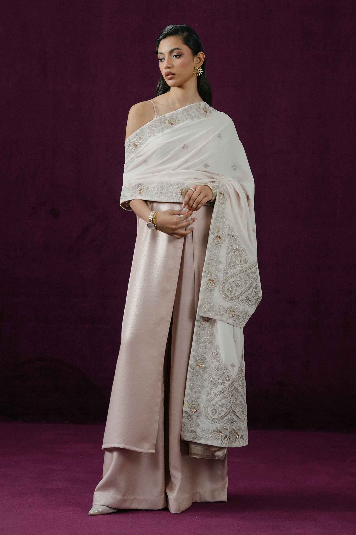 EMBROIDERED SHAWL - ST1PE-BOUT26WV1-23