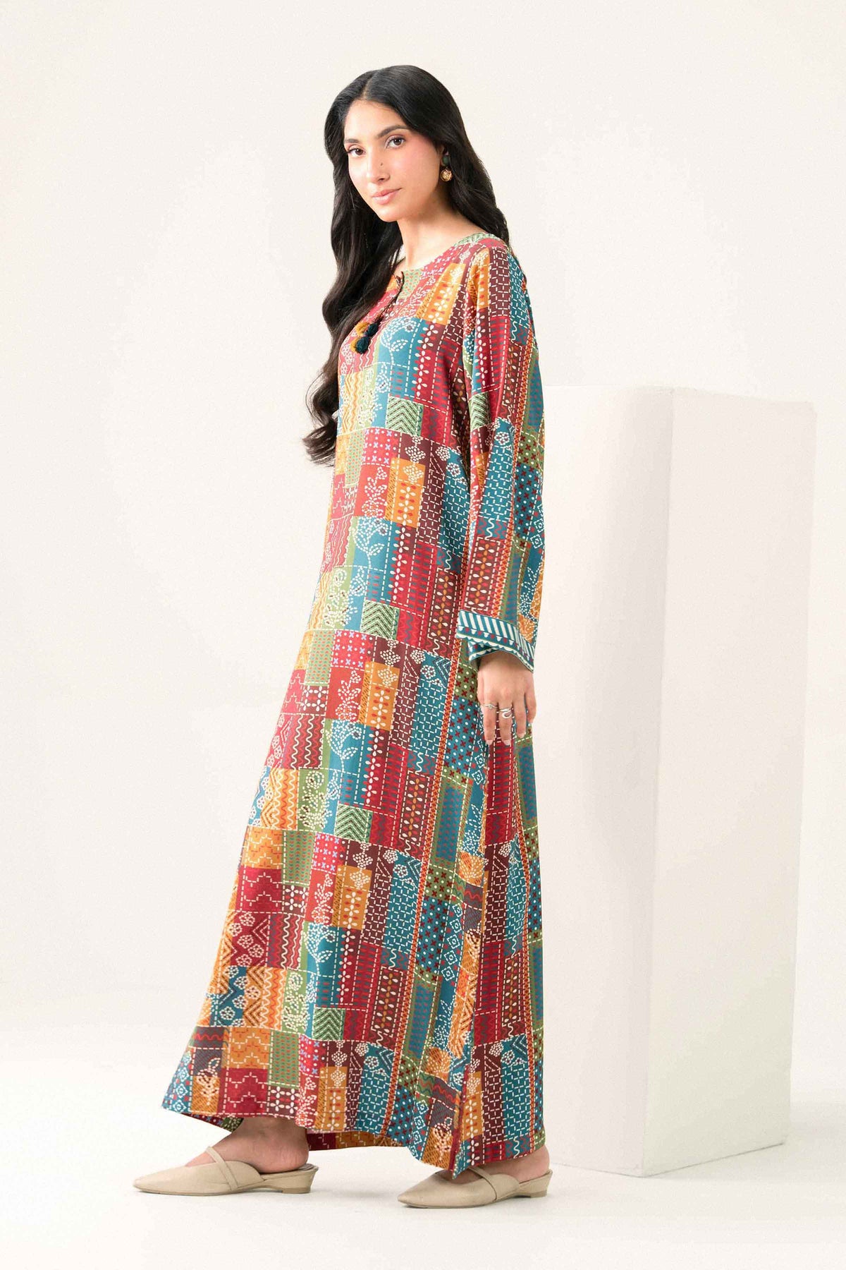 Printed Jalabiya - ST1S-JALA26WV2-13